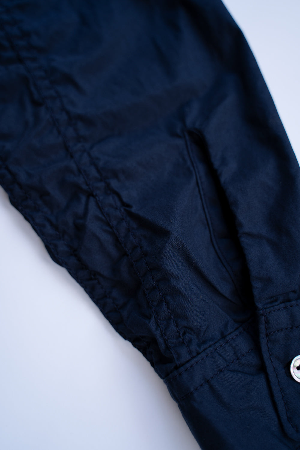 【ラスト1点】SH06B ボックススタンド２本針シャツ（NAVY）
