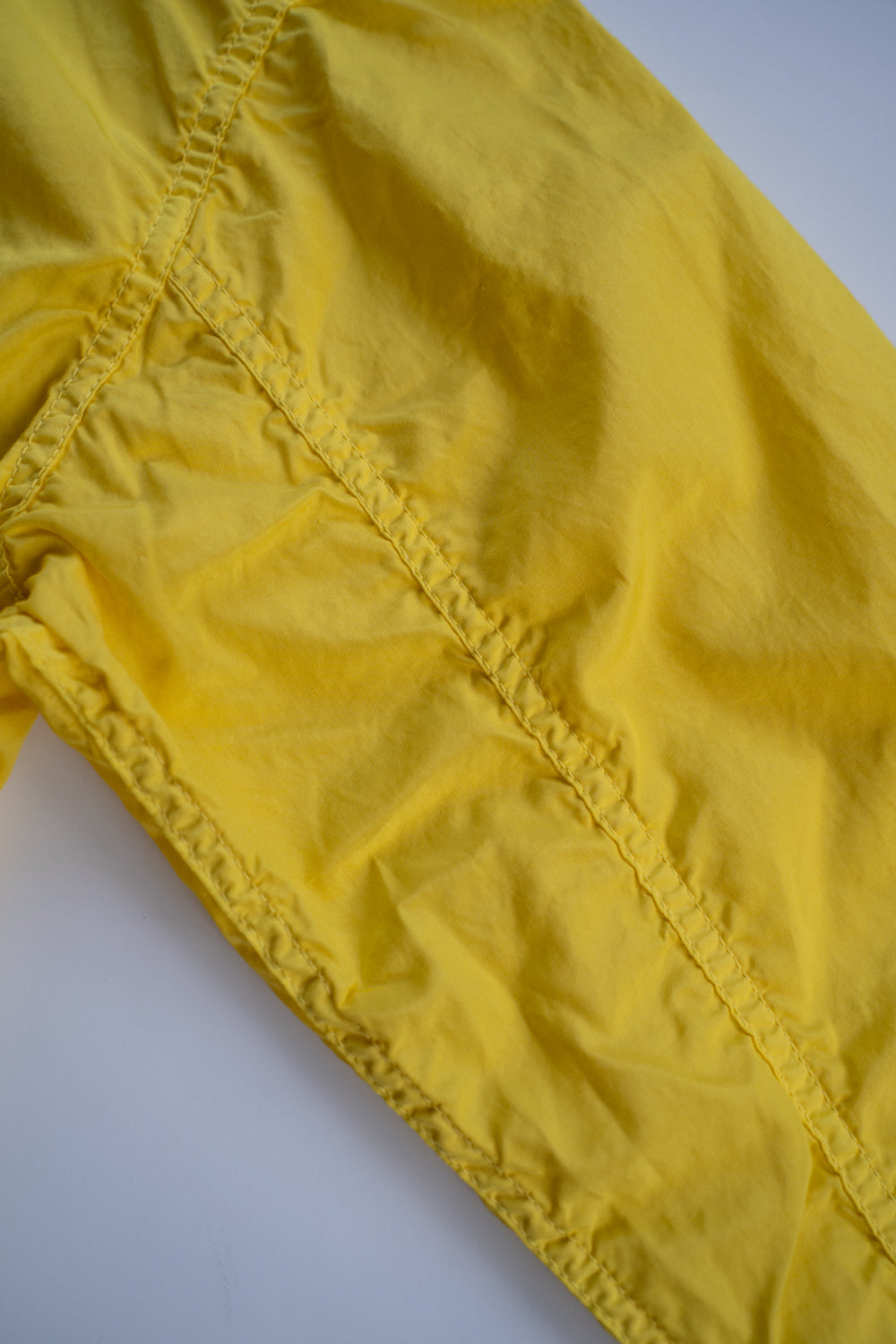 【ラスト1点】SH06B ボックススタンド２本針製品染シャツ（YELLOW）
