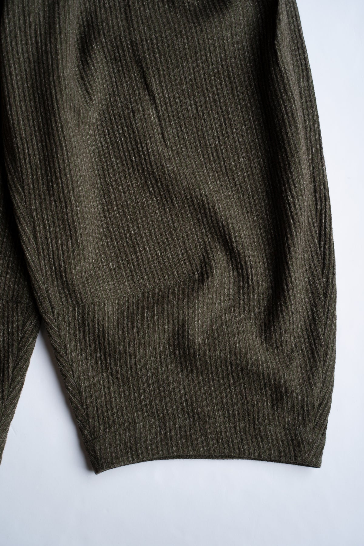 Cocoon Pants - Yak Linen Cotton Cord -（MOSS）