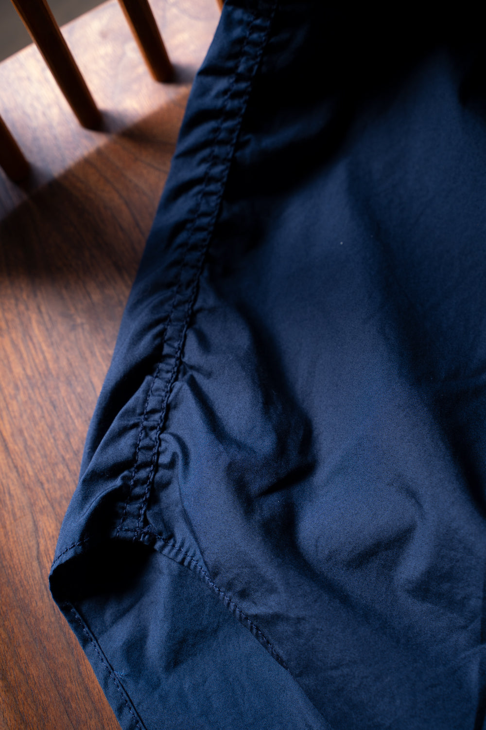 【ラスト1点】SH06B ボックススタンド２本針シャツ（NAVY）