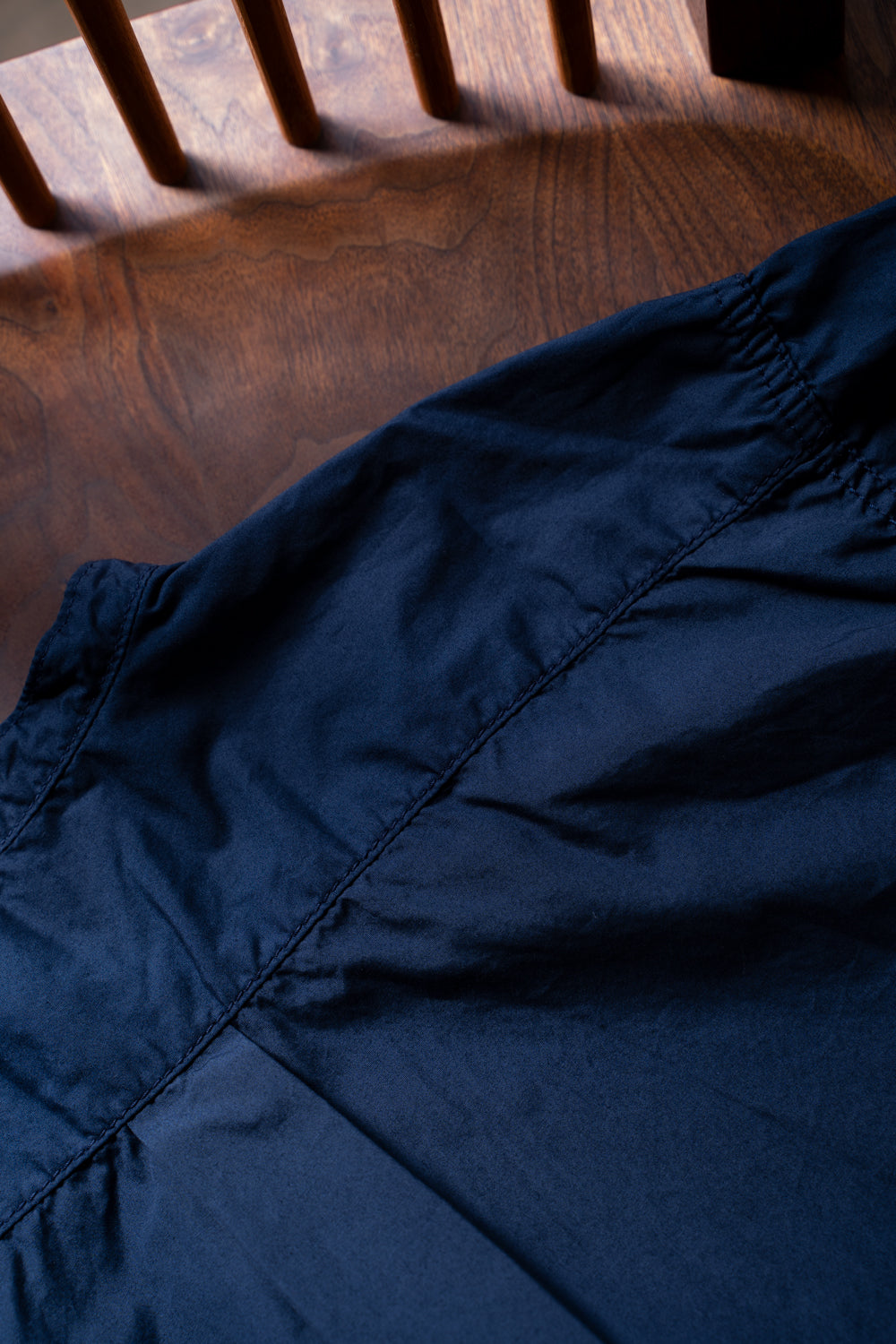 【ラスト1点】SH06B ボックススタンド２本針シャツ（NAVY）