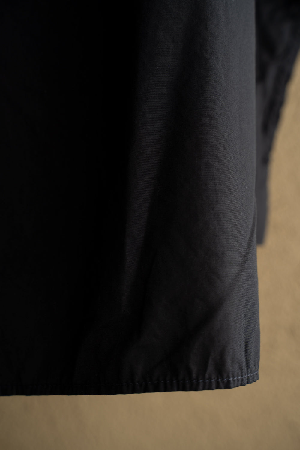 SH06B ボックススタンド２本針シャツ（BLACK）