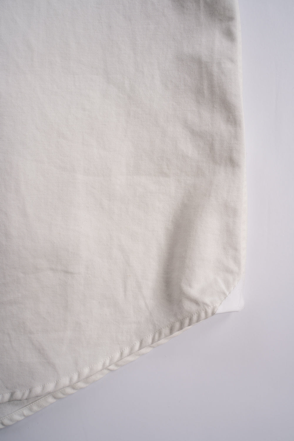 【ラスト1点】Vintage Dressed Twill Windsor Wide Collar Shirt（OYSTER WHITE）