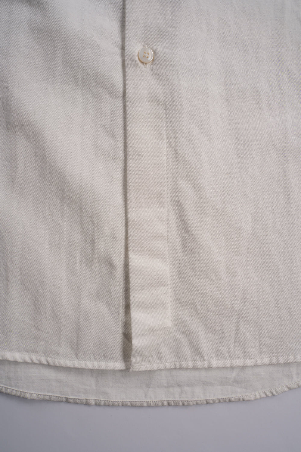 【ラスト1点】Vintage Dressed Twill Windsor Wide Collar Shirt（OYSTER WHITE）