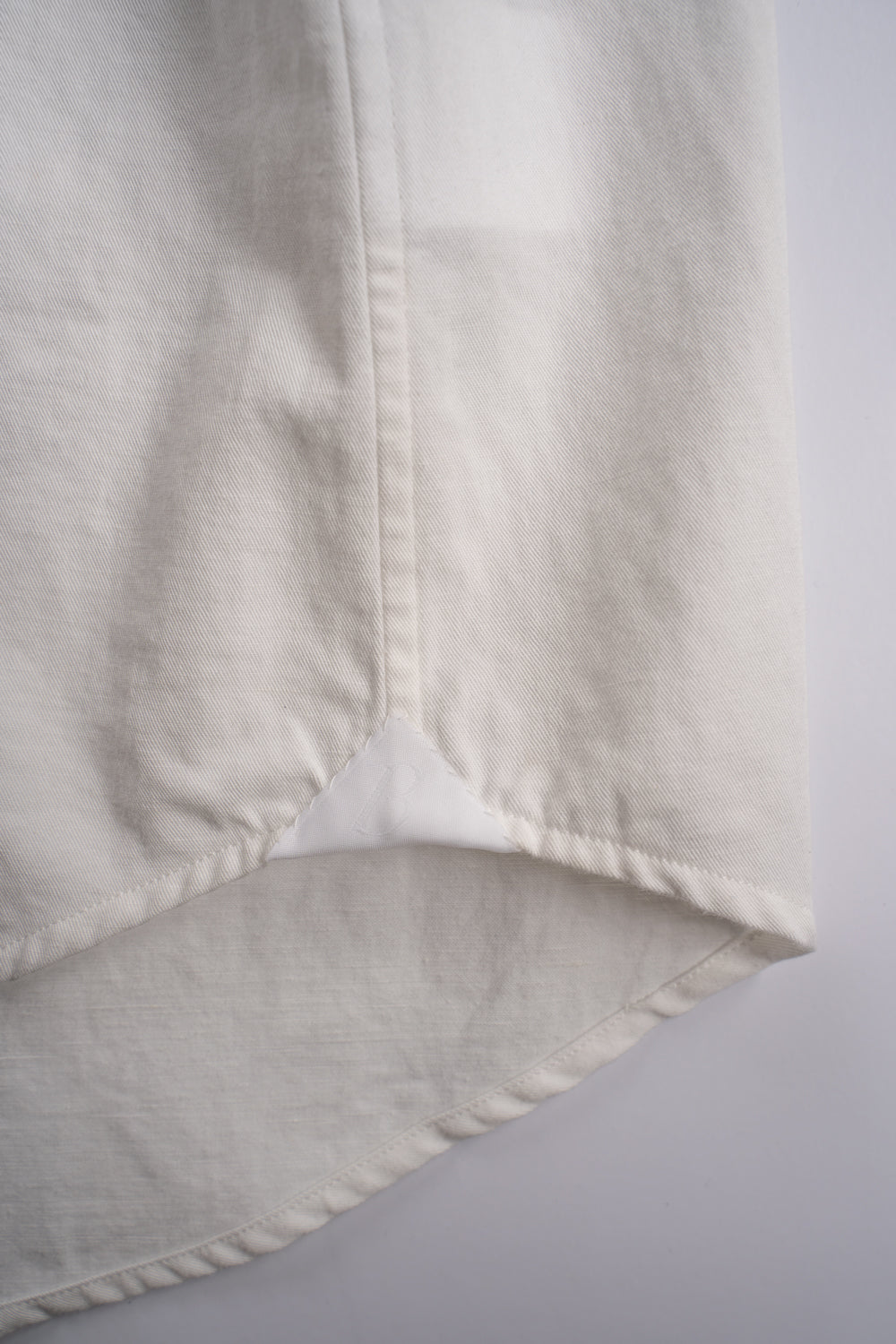 【ラスト1点】Vintage Dressed Twill Windsor Wide Collar Shirt（OYSTER WHITE）