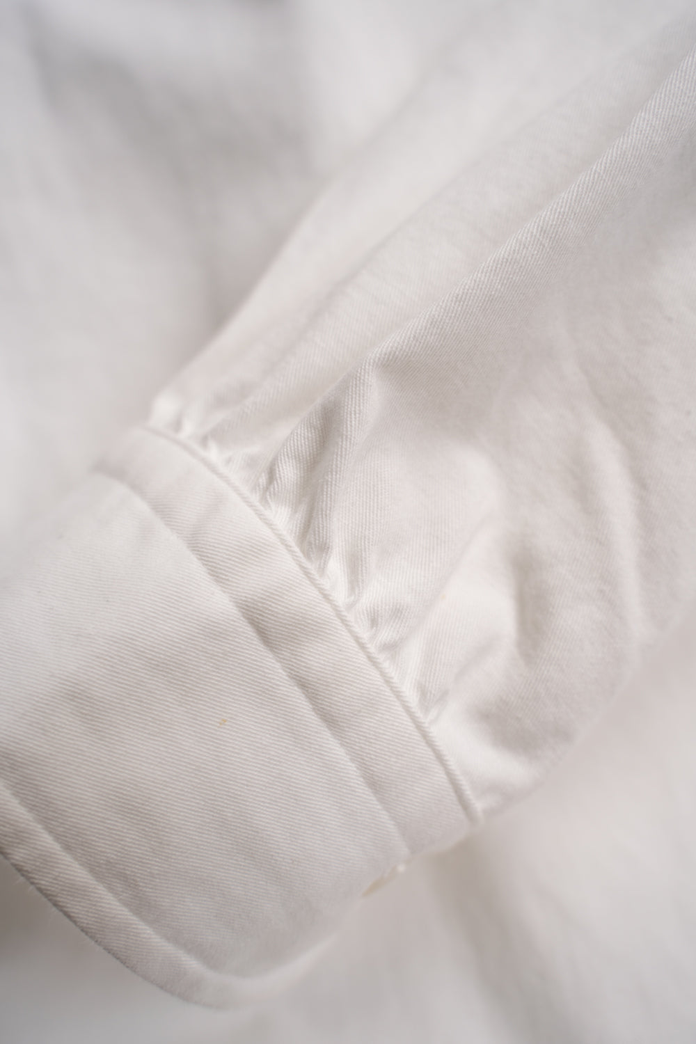 【ラスト1点】Vintage Dressed Twill Windsor Wide Collar Shirt（OYSTER WHITE）