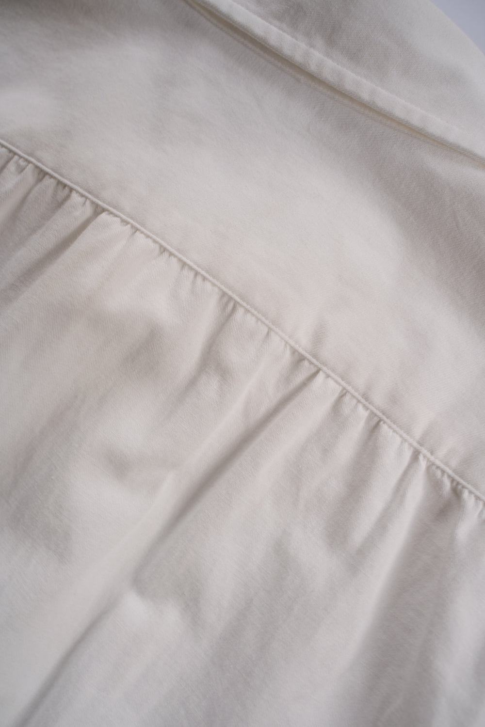 【ラスト1点】Vintage Dressed Twill Windsor Wide Collar Shirt（OYSTER WHITE）