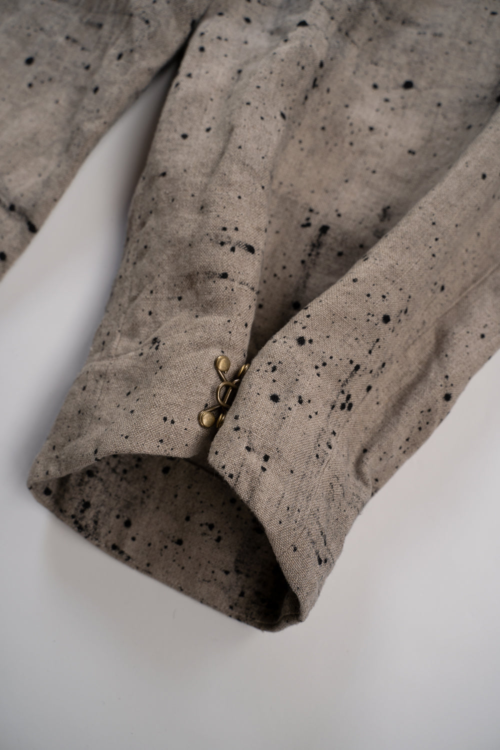 【ラスト1点】Airbrushed Dyed Fabrics Hook Pants/エアーブラッシュドダイドファブリックスホックパンツ（ECRU）