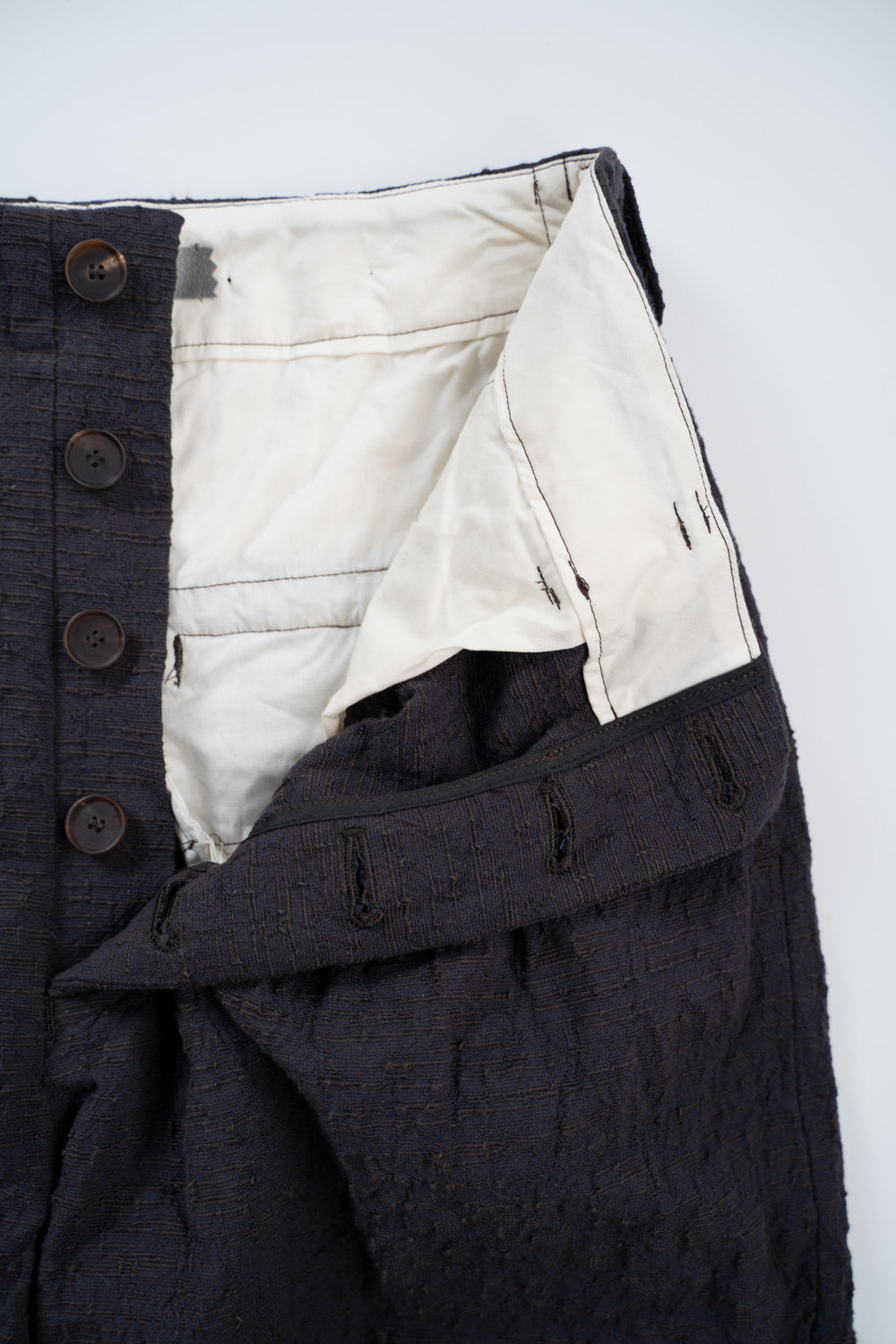 Slub Yarn Dobby Hook Pants/スラブヤーンドビーホックパンツ（CHARCOAL）
