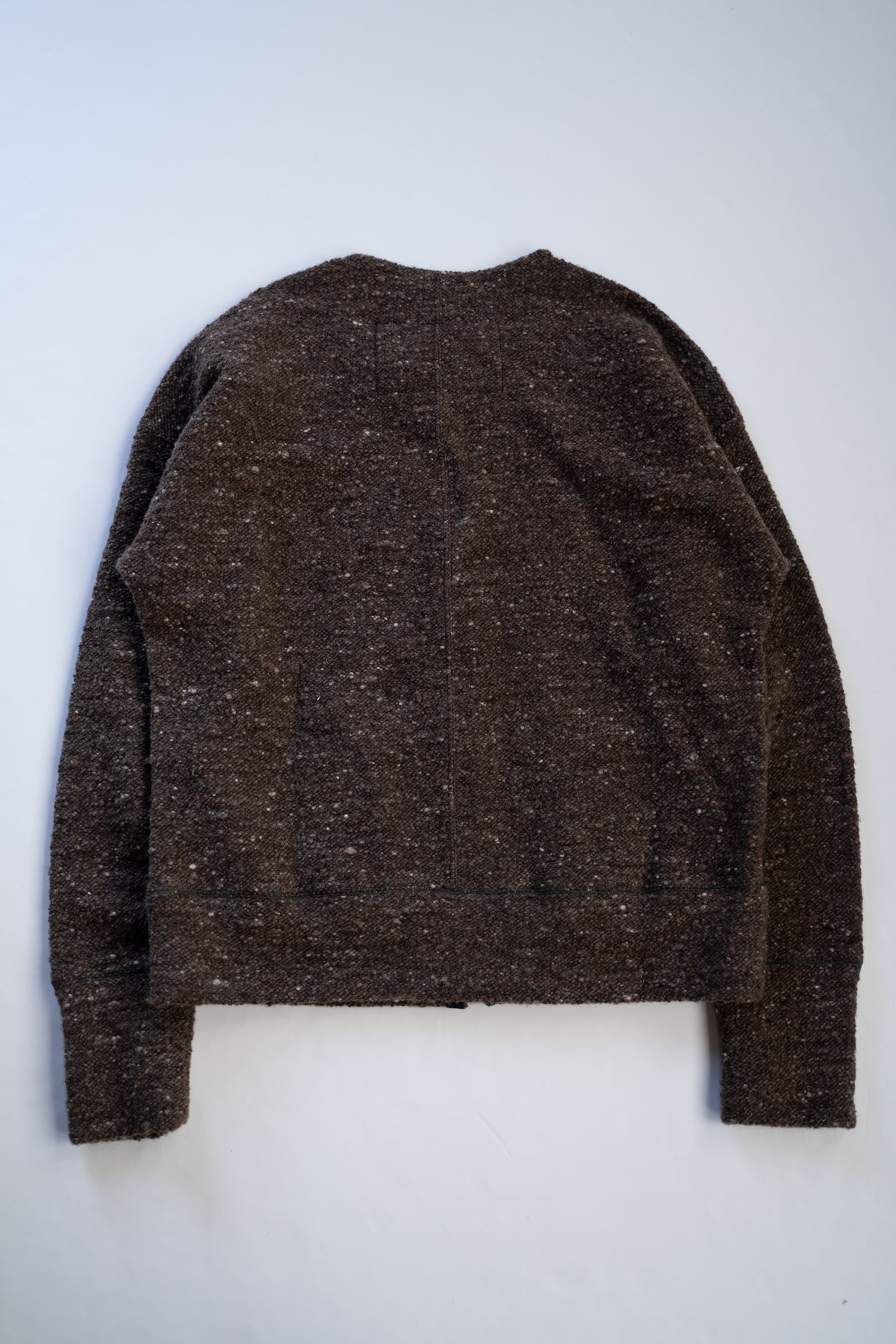 【ラスト1点】Anatomical Cut Zip Cardigan "DRIVE"（TAUPE）