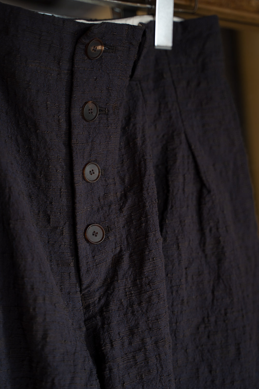 Slub Yarn Dobby Hook Pants/スラブヤーンドビーホックパンツ（CHARCOAL）