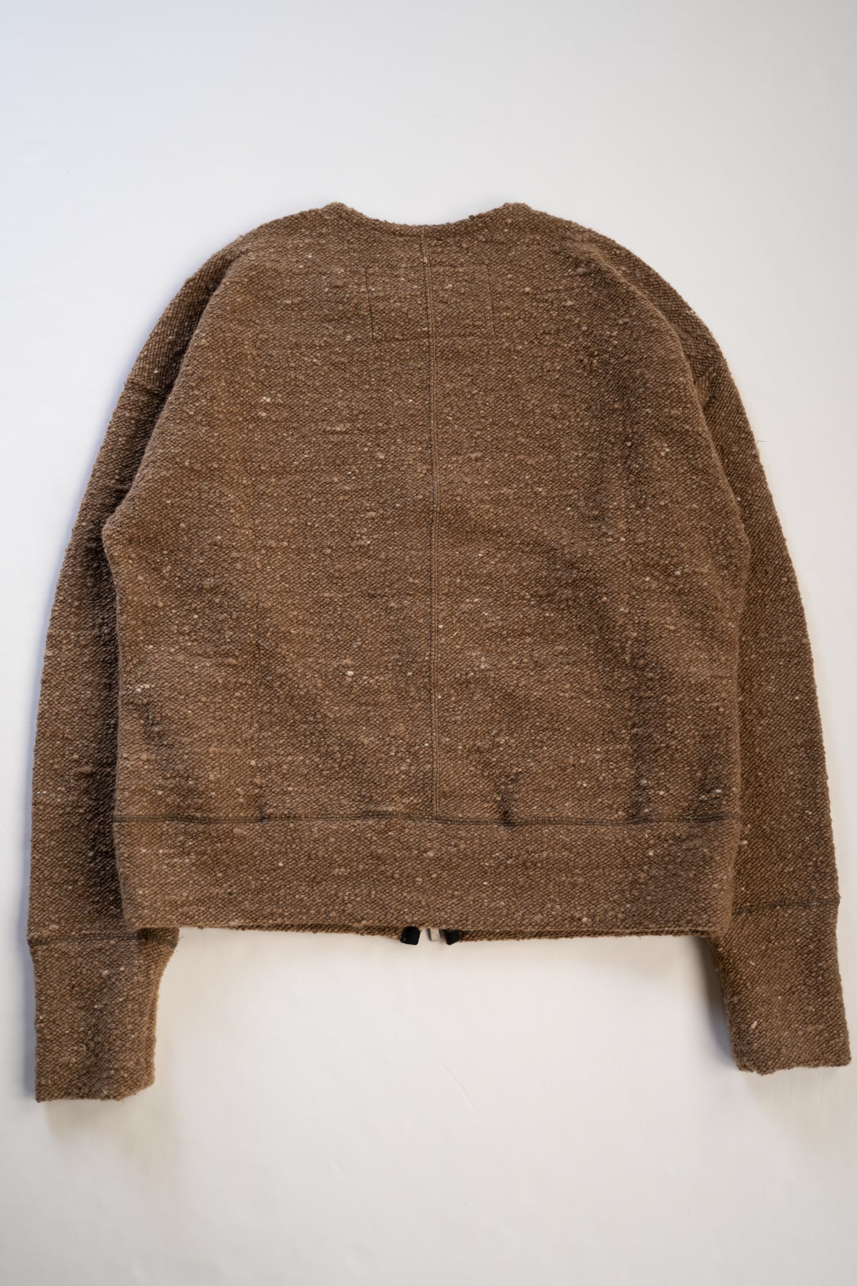【ラスト1点】Anatomical Cut Zip Cardigan "DRIVE"（MAPLE）