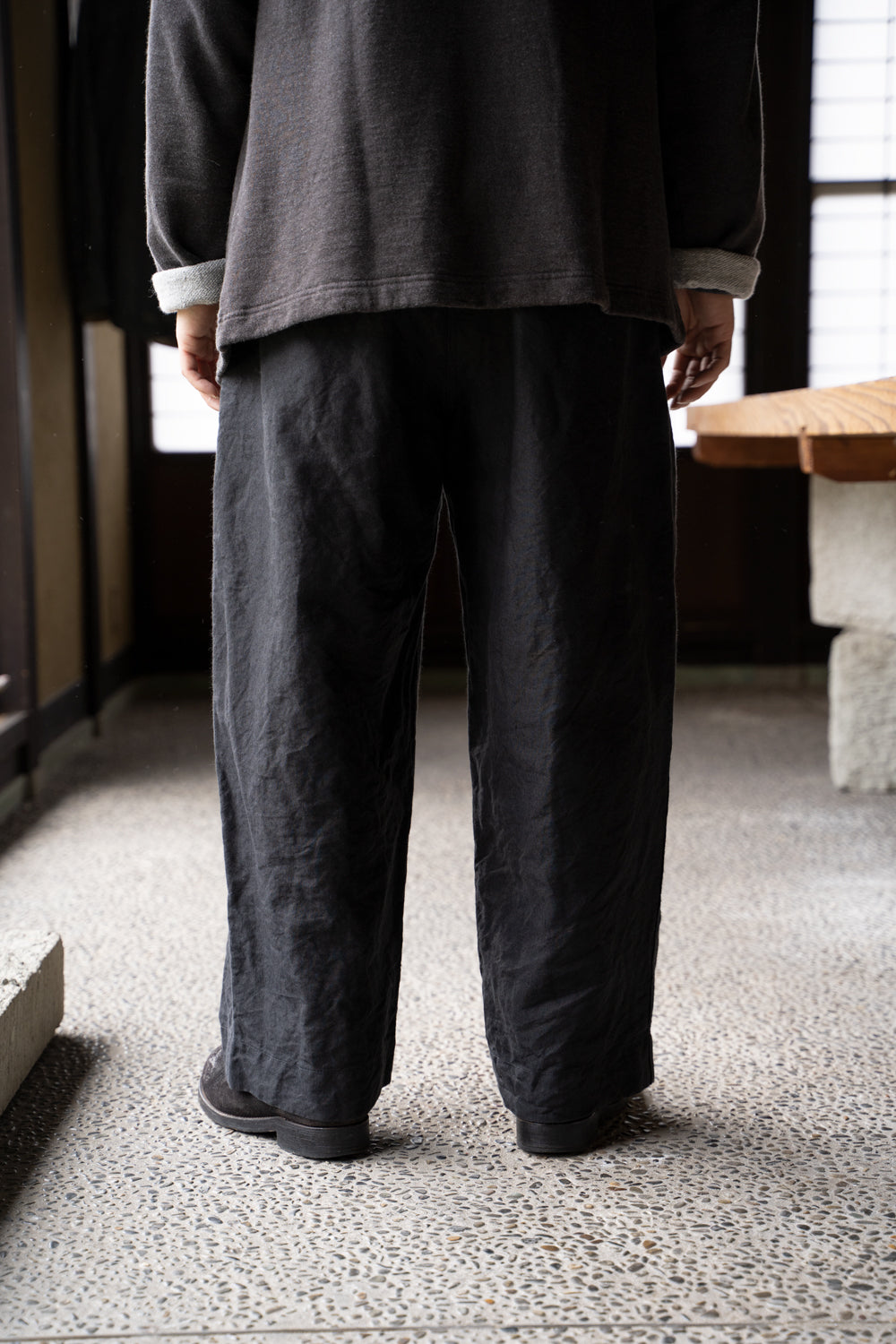 Wide & Tapered Mil Pants "FIFTY-TWO"（BLACK）