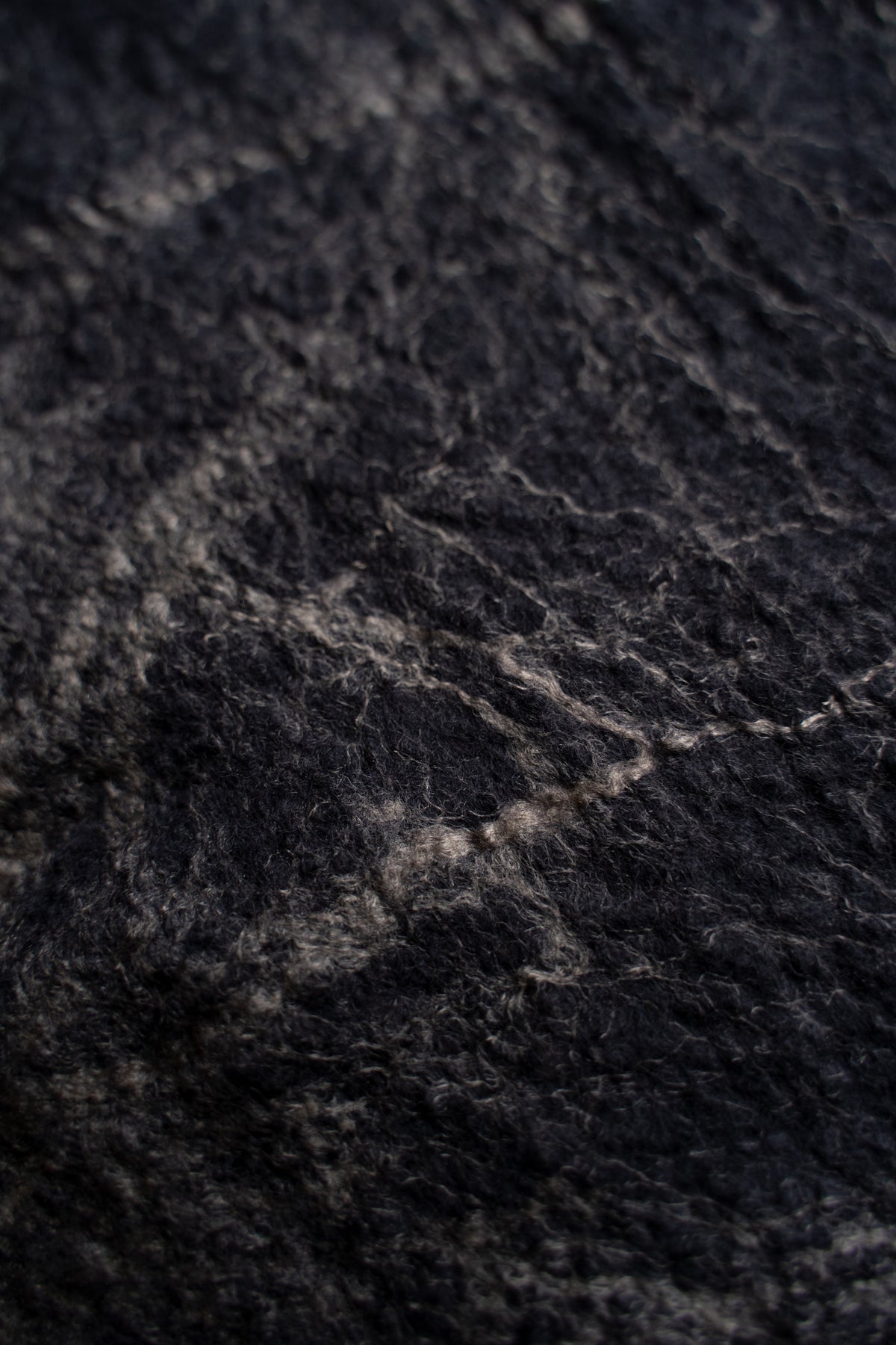 【ラスト1点】Wool Silk Stole "LIGHT 200" （BLACKBOARD/EARTH）