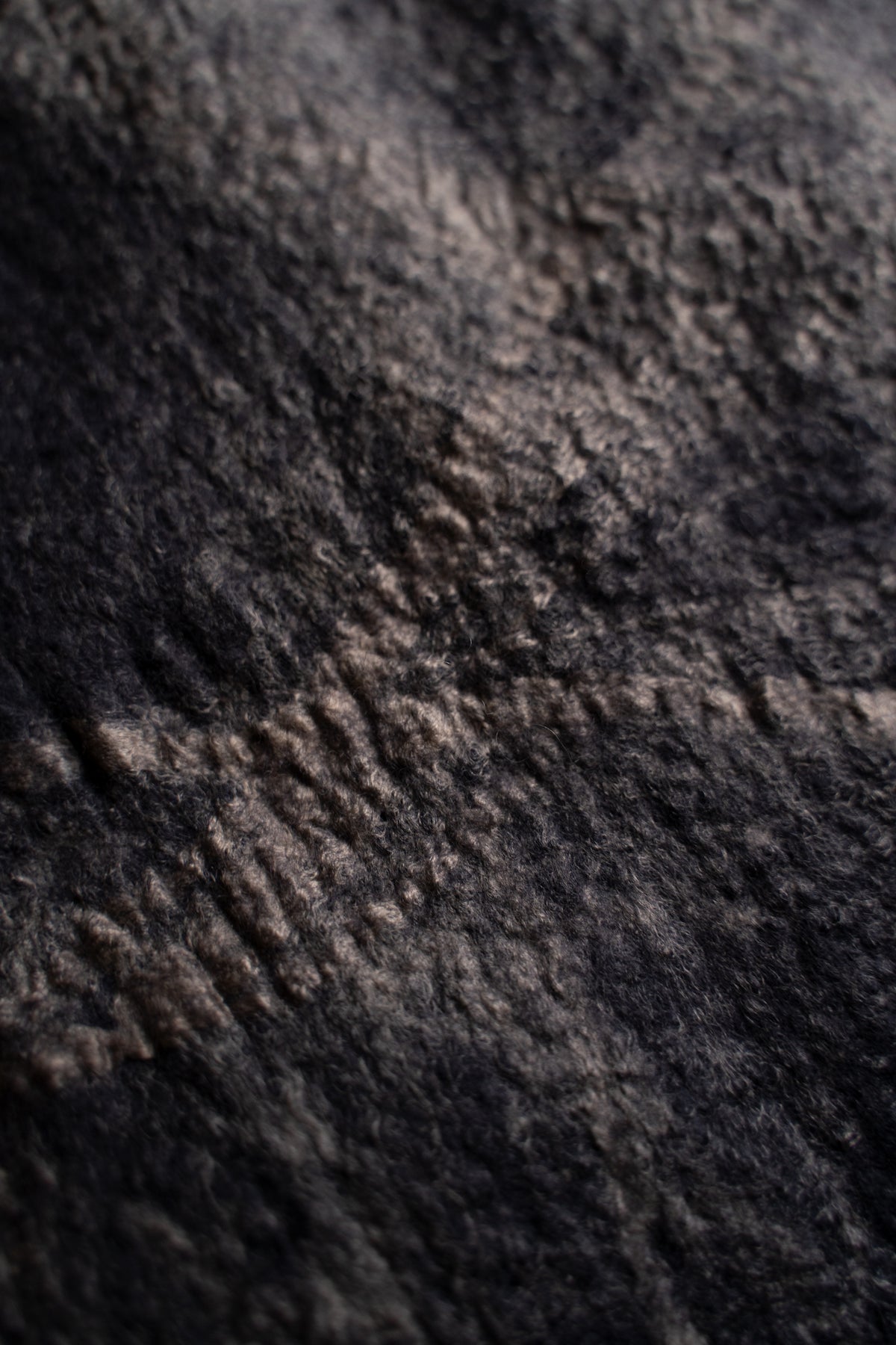 【ラスト1点】Wool Silk Stole "LIGHT 200" （BLACKBOARD/EARTH）