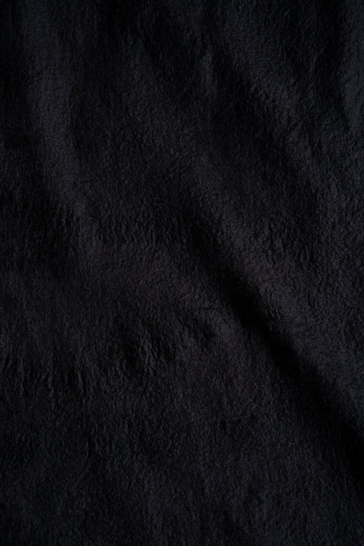 【ラスト1点】Wool Silk Stole "LIGHT 100" （BLACK/BLACK）