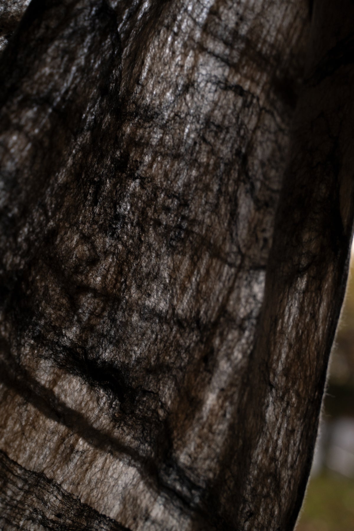 【ラスト1点】Wool Silk Stole "LIGHT 200" （BEIGE/BLACK）