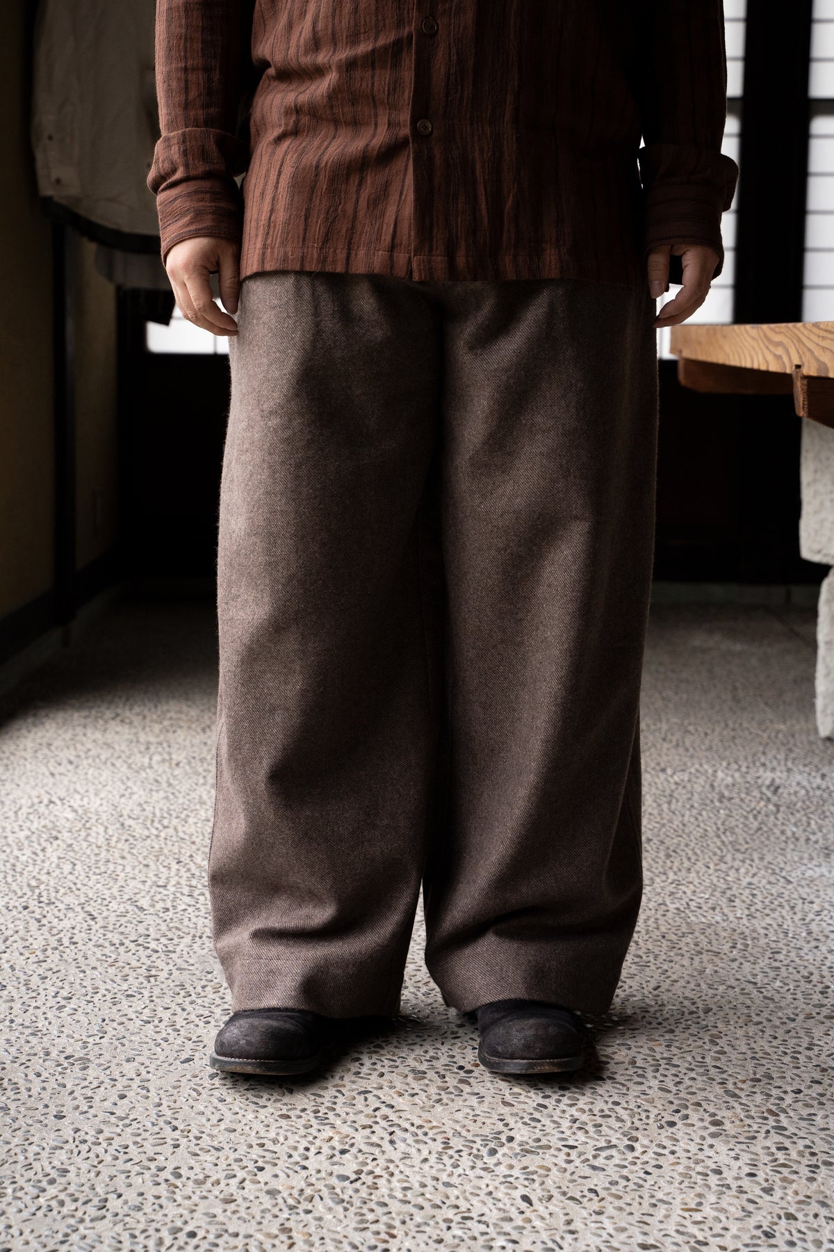 18-D/Farmer Pants（BROWN）