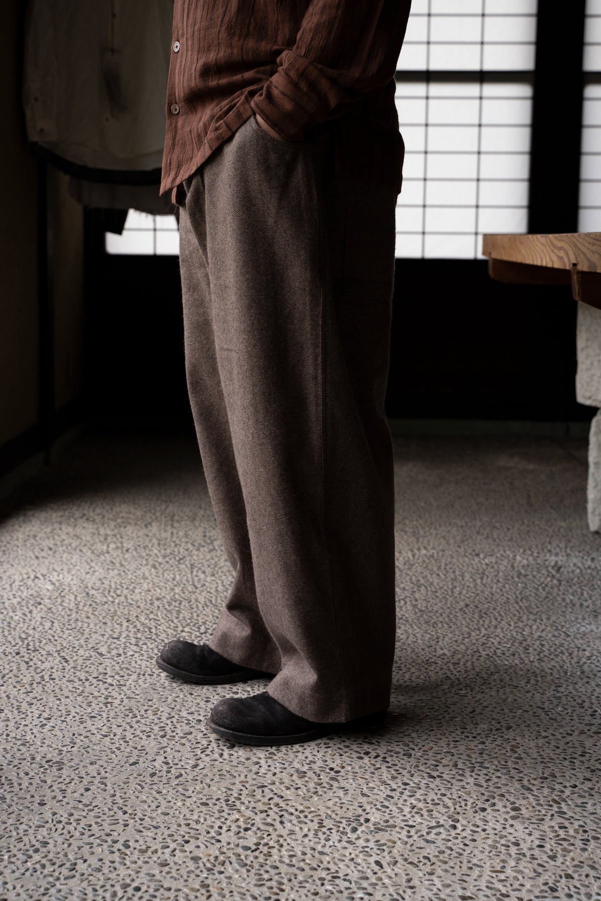 18-D/Farmer Pants（BROWN）