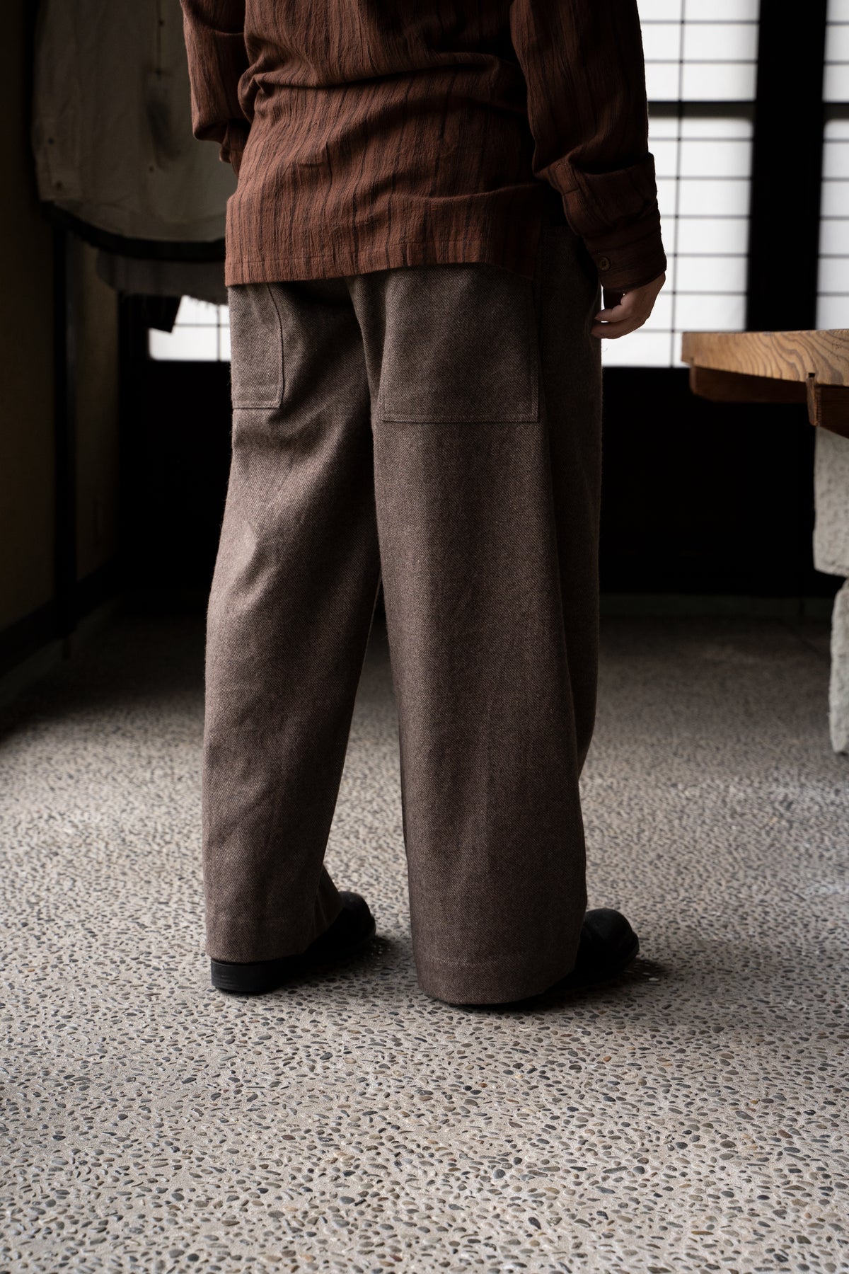 18-D/Farmer Pants（BROWN）