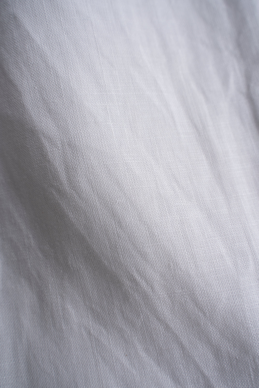 Authentic Linen Poplin Windsor Wide Collar Shirt（PEARL WHITE）