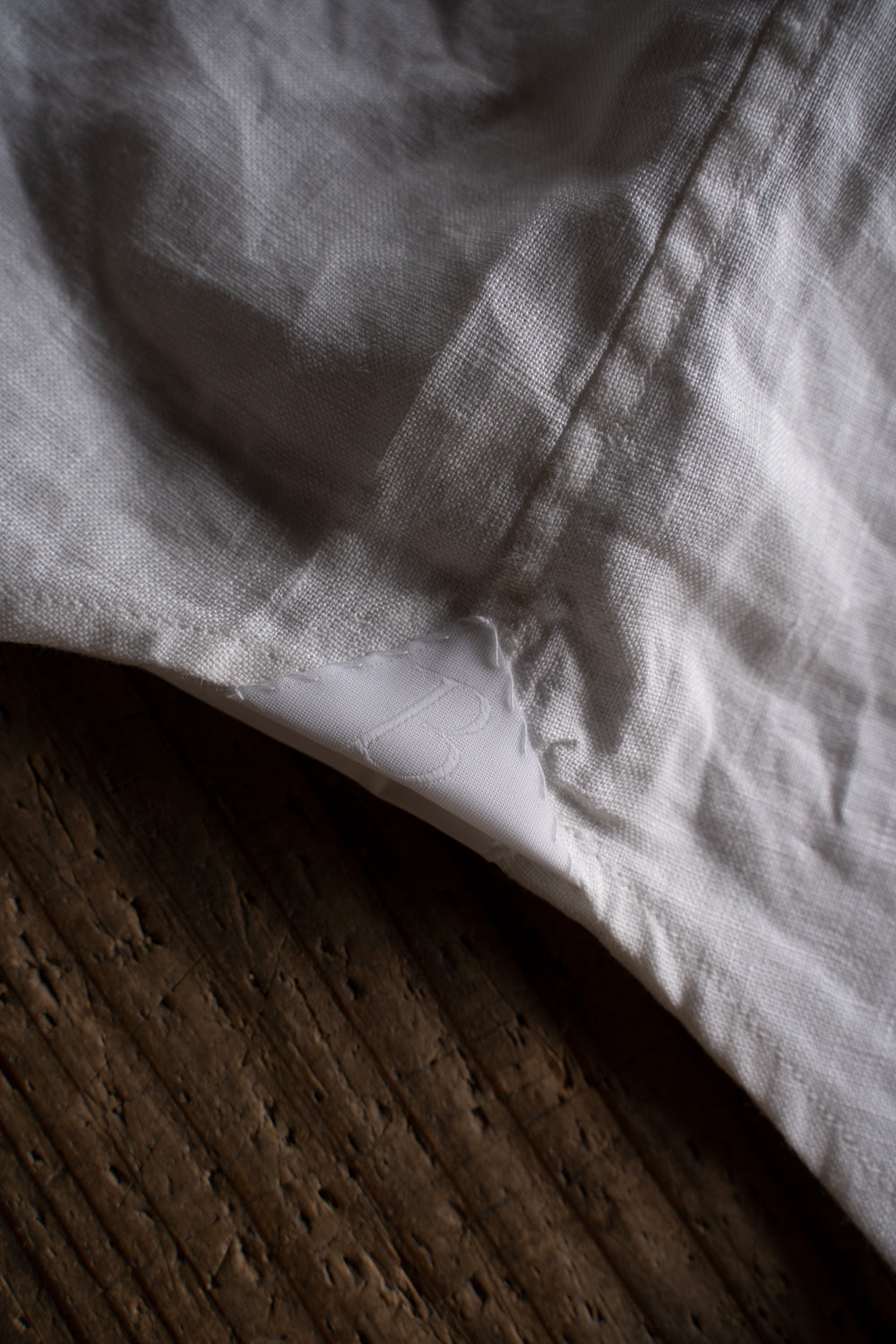 Authentic Linen Poplin Windsor Wide Collar Shirt（PEARL WHITE）