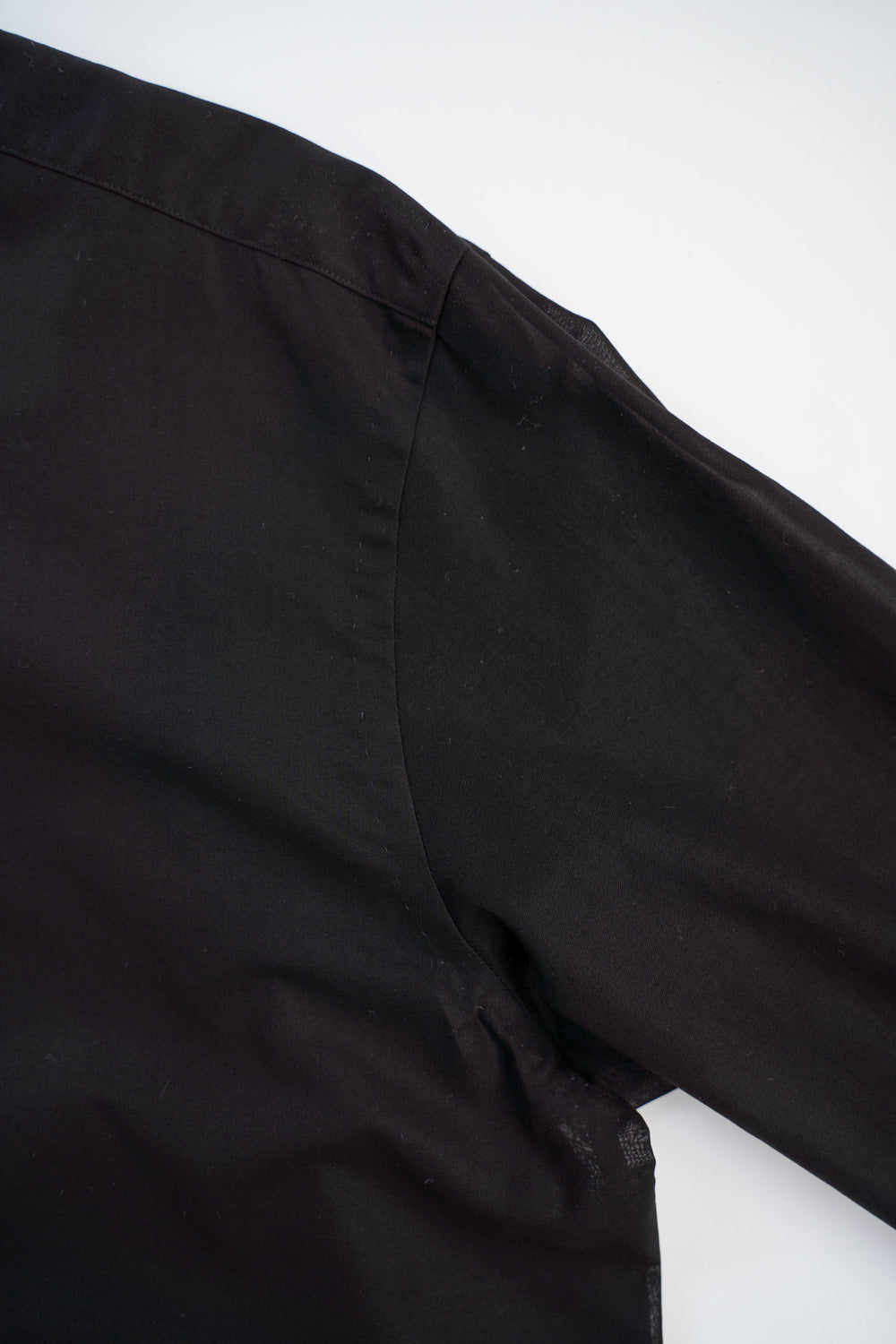 【ラスト1点】See-through Boil Ethnic Crew Neck Shirt（BLACK）