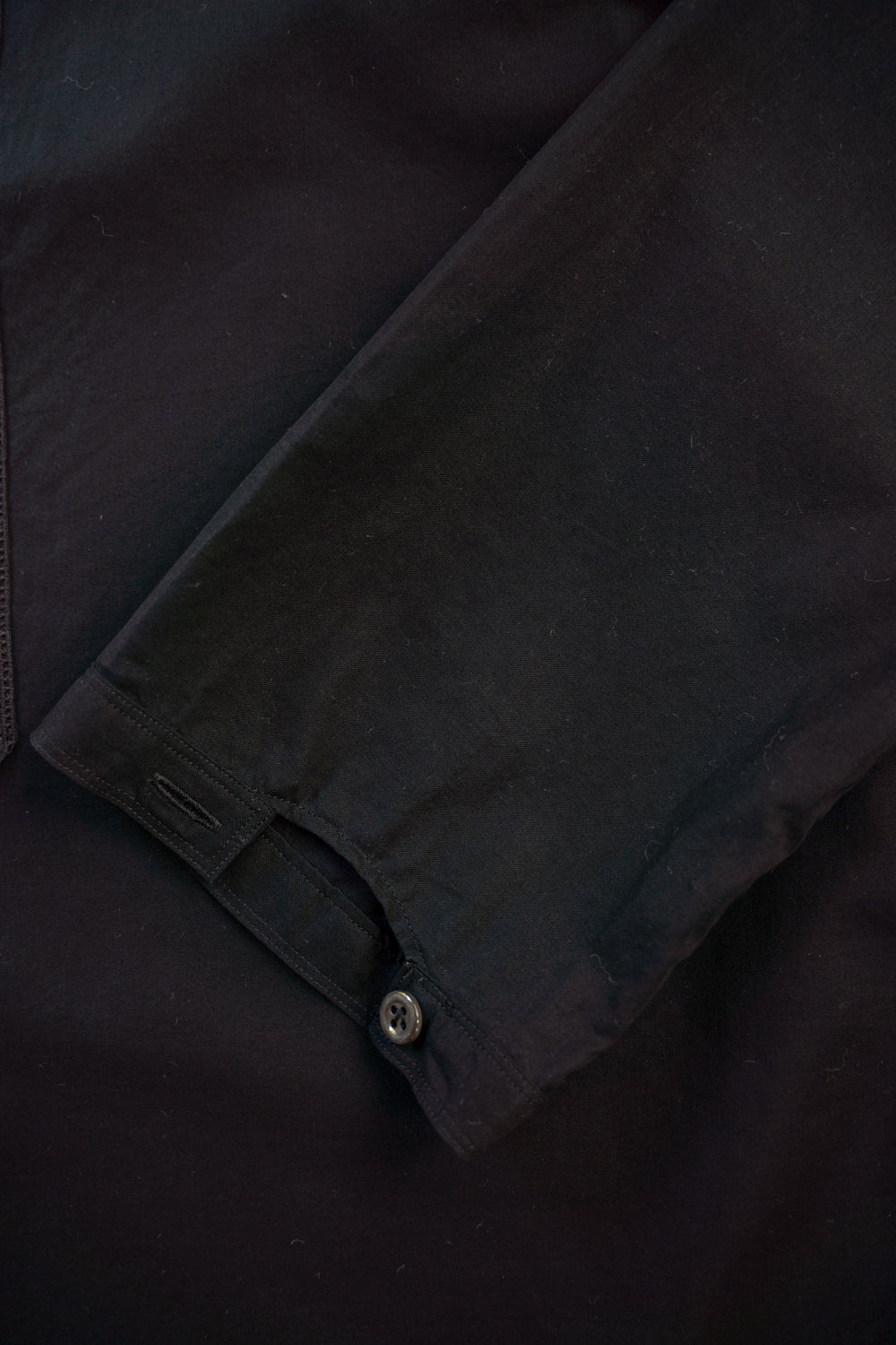 【ラスト1点】See-through Boil Ethnic Crew Neck Shirt（BLACK）