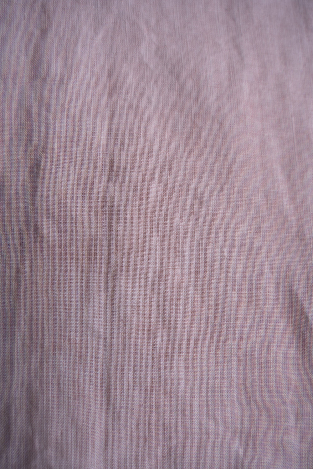 【ラスト1点】Authentic Linen Poplin Classic Open Collar Short Sleeve Shirt（CHELL PINK BENGARA DYE）