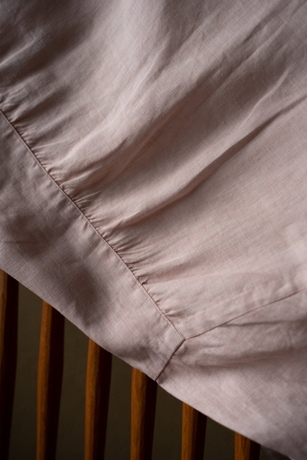 【ラスト1点】Authentic Linen Poplin Classic Open Collar Short Sleeve Shirt（CHELL PINK BENGARA DYE）