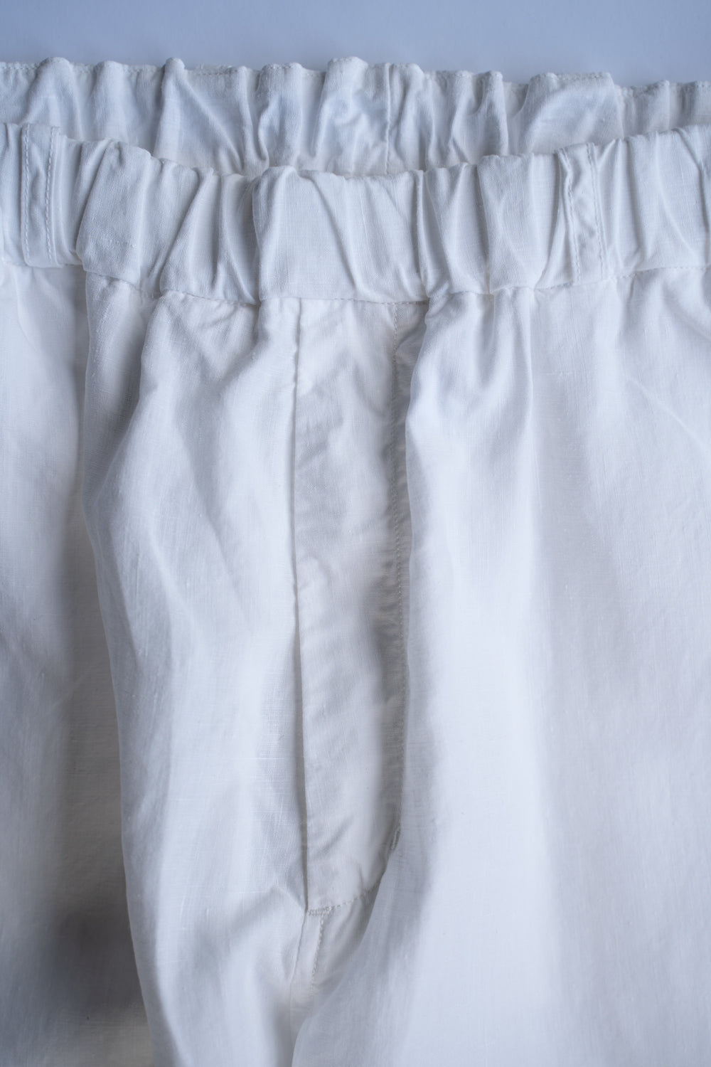 大麻ワイドパンツ高密度（白）