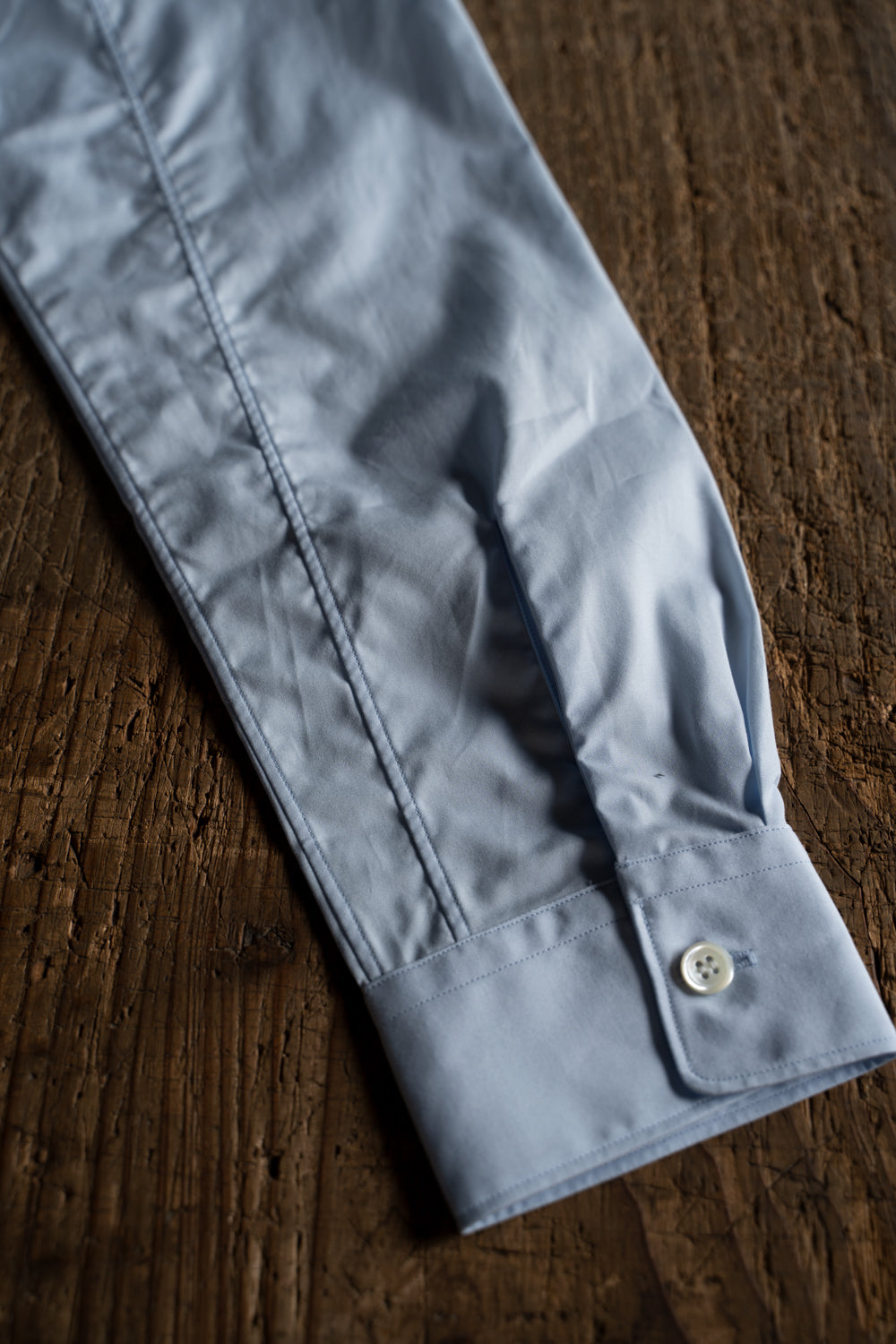 SH01B ブロードボックスレギュラーカラーシャツ（SAX）