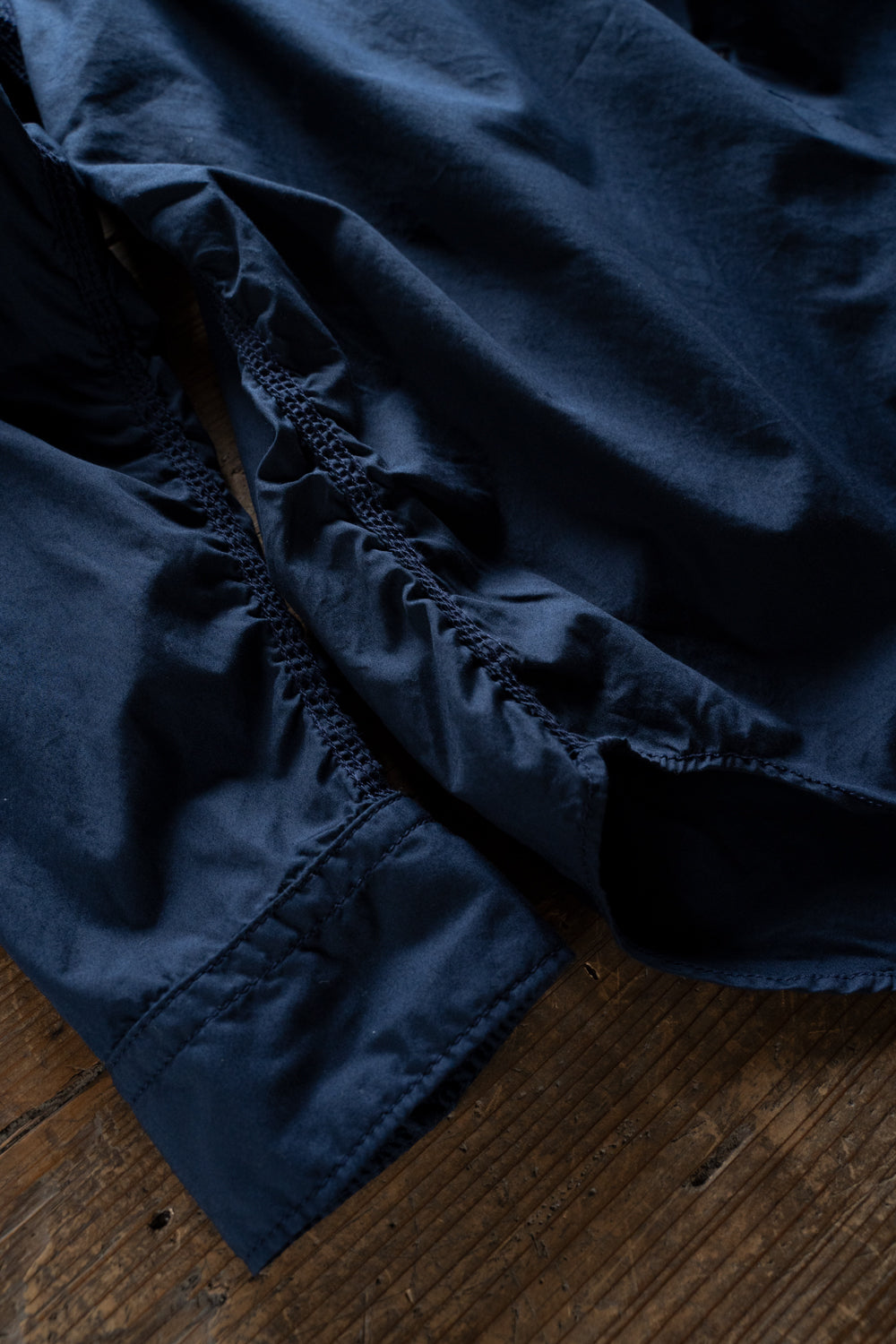 Sans limite/サンリミット】SH04B ボックスワイド3本針シャツ（NAVY）