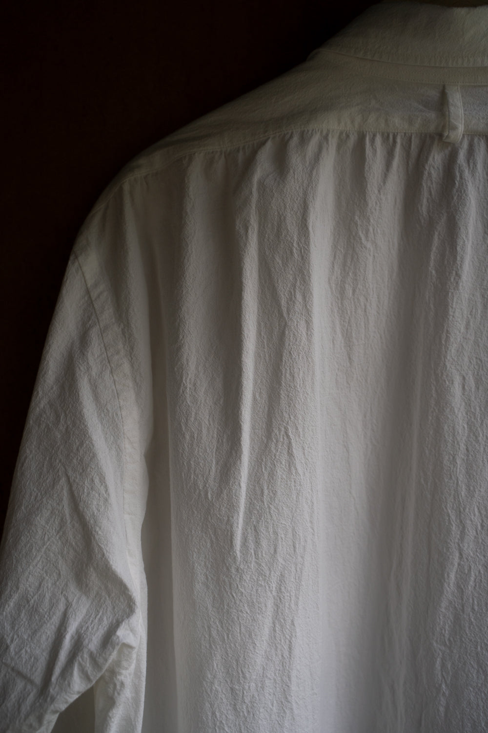 Plain Looks Unbalance Shirts（WHITE）