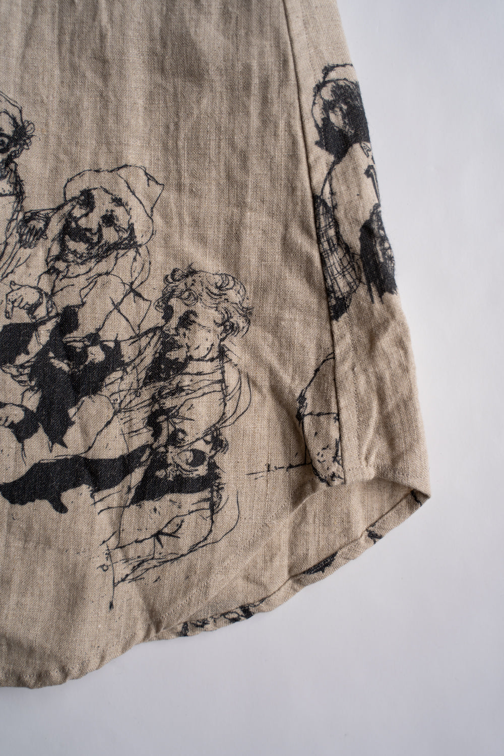 【ラスト1点】Relaxed Fit Shirt/リラックスドフィットシャツ（ECRU-Print）