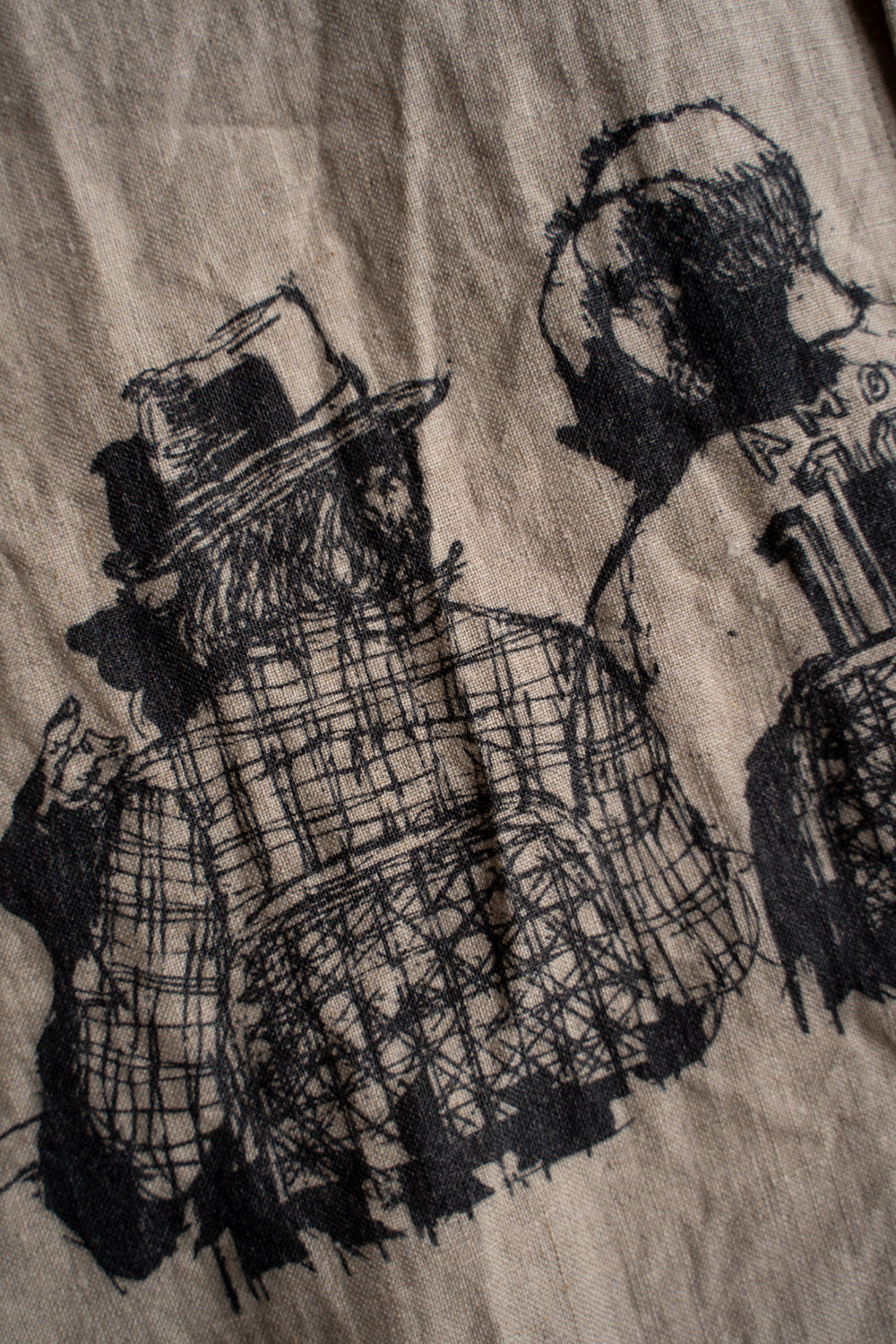 【ラスト1点】Relaxed Fit Shirt/リラックスドフィットシャツ（ECRU-Print）