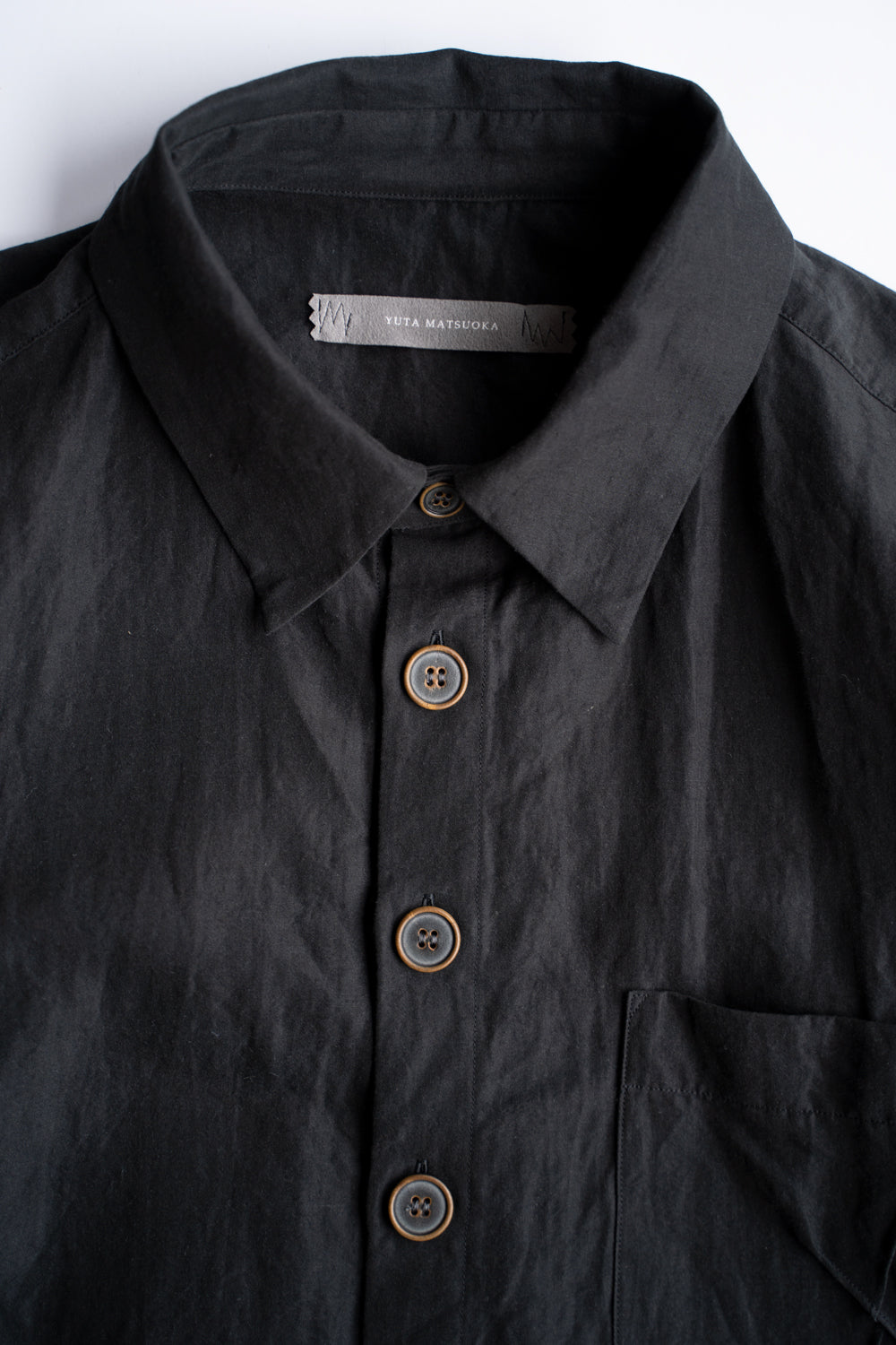 【ラスト1点】Classic Shirt/クラシックシャツ（SMOKY BLACK）
