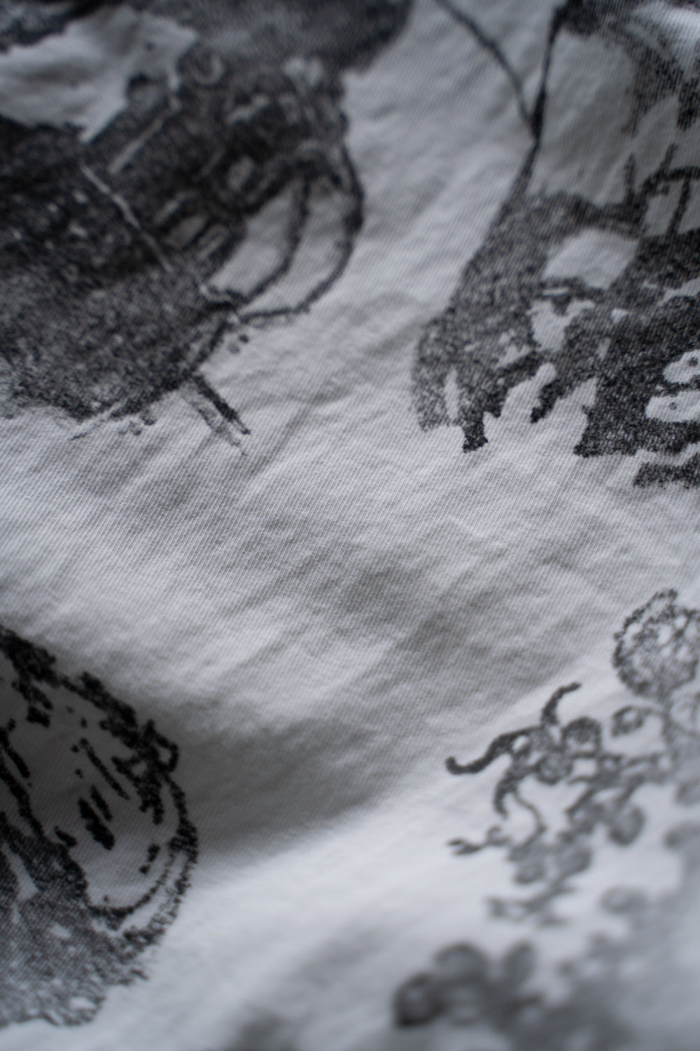 【ラスト1点】Relaxed Fit Shirt/リラックスドフィットシャツ（OFF WHITE-Print）
