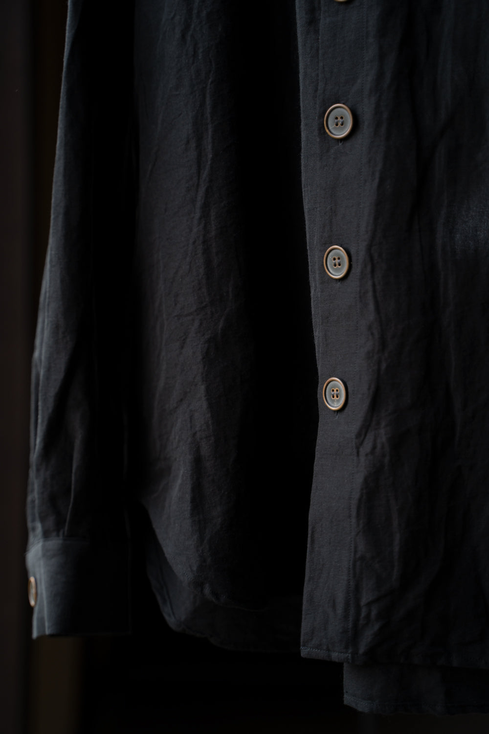 【ラスト1点】Classic Shirt/クラシックシャツ（SMOKY BLACK）