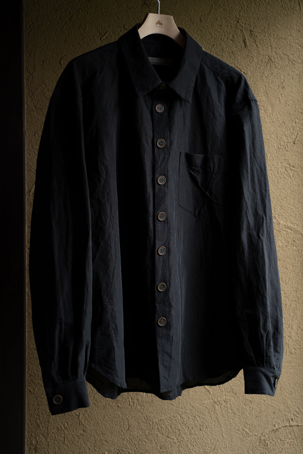 【ラスト1点】Classic Shirt/クラシックシャツ（SMOKY BLACK）