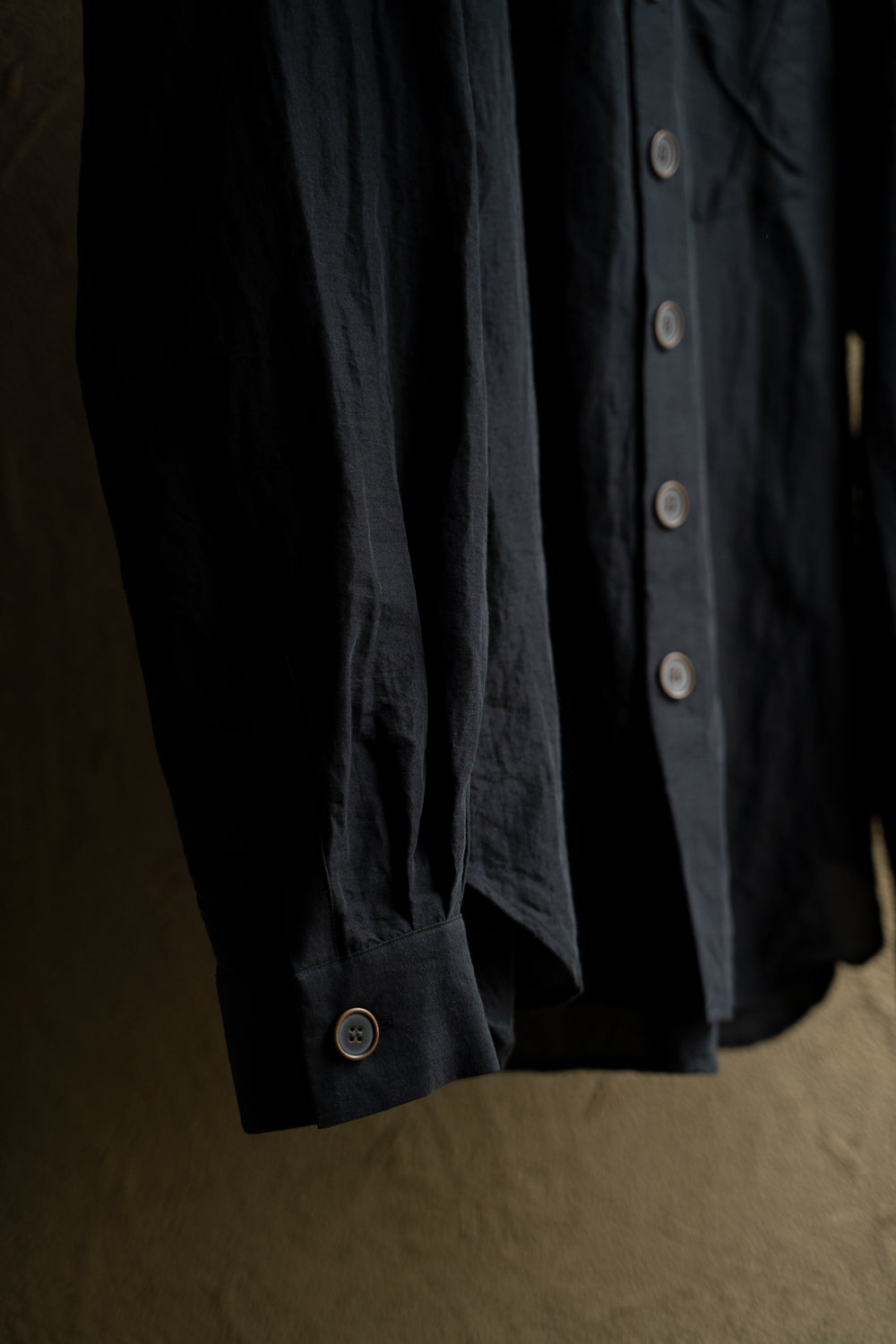 【ラスト1点】Classic Shirt/クラシックシャツ（SMOKY BLACK）