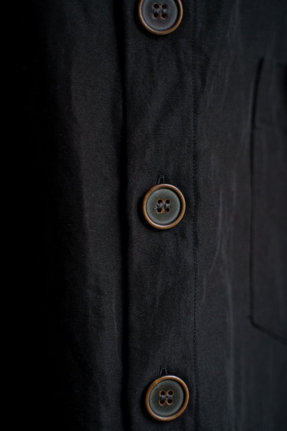 【ラスト1点】Classic Shirt/クラシックシャツ（SMOKY BLACK）