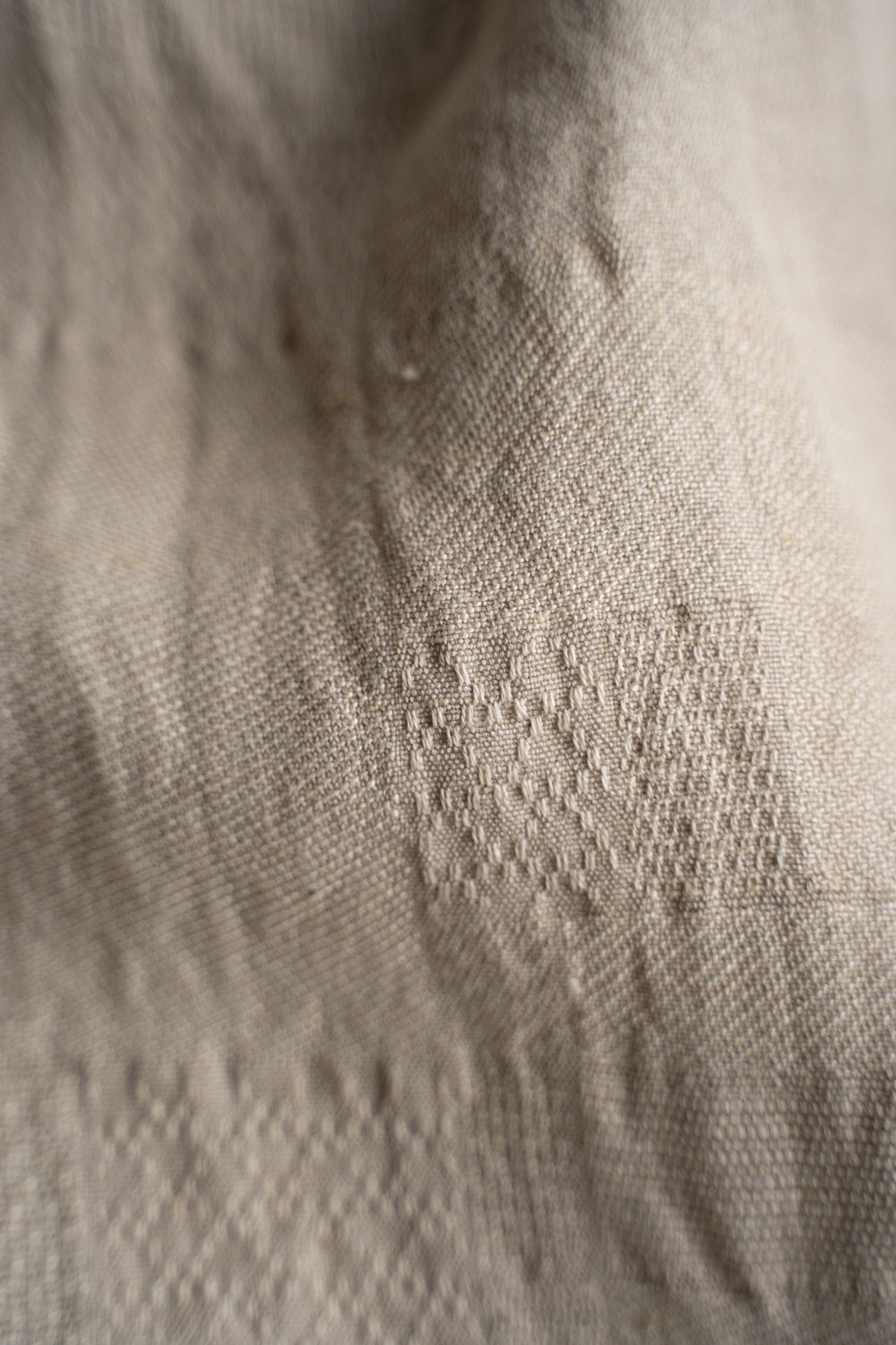 亜麻大麻ジャカードパンツ（生成）