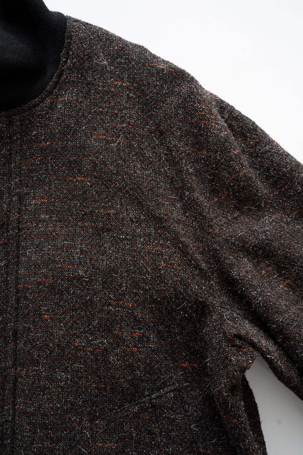 【ラスト1点】Volume Sleeve Tankers Blouson（MIX BROWN）