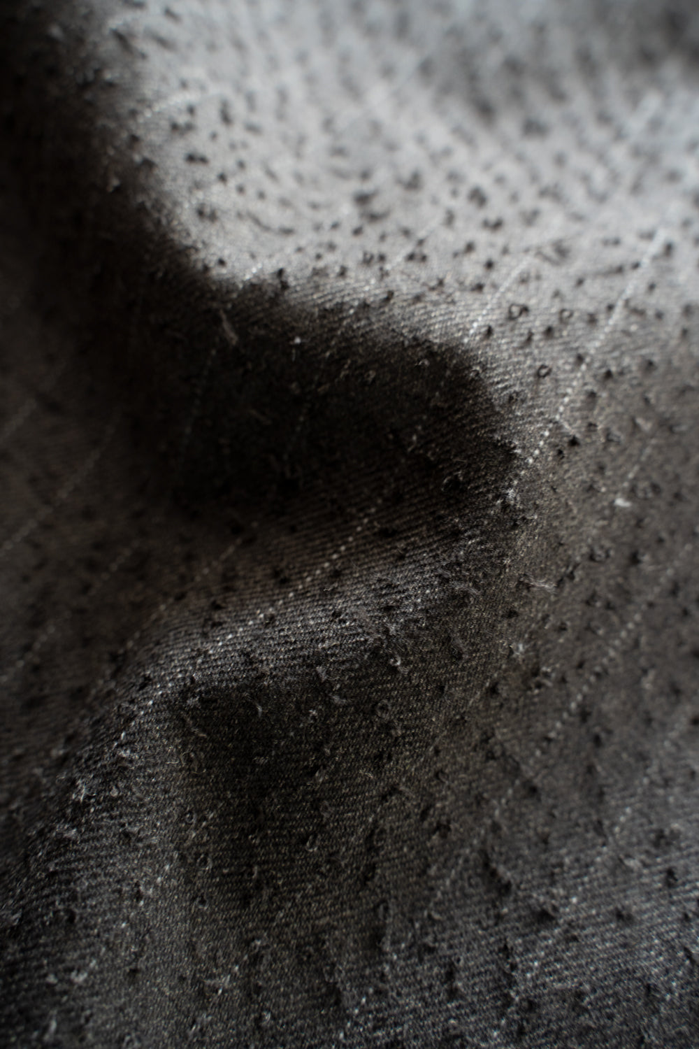 【ラスト1点】Double Breasted Semi Long Blazer（IRON BROWN STRIPES）