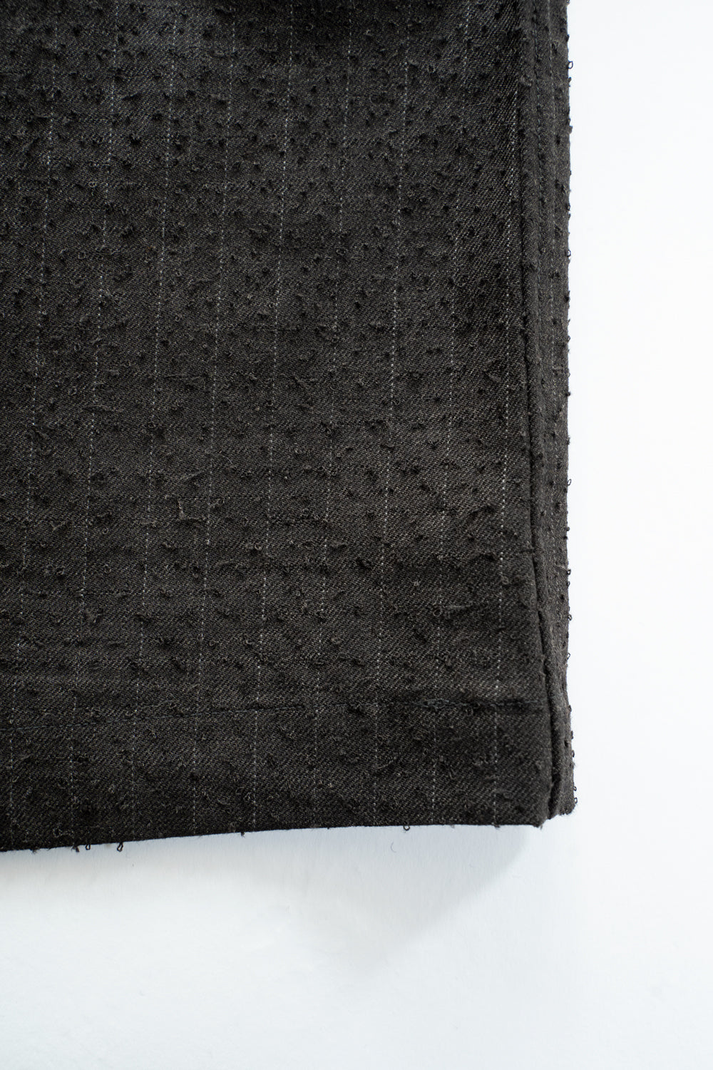 【ラスト1点】Extra Wide Outer Shirts（IRON BROWN STRIPES）