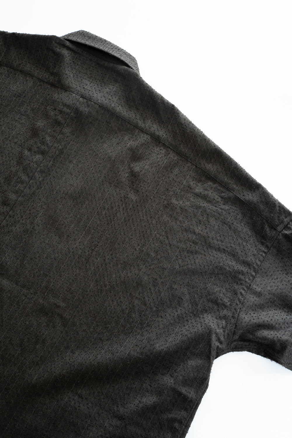 【ラスト1点】Extra Wide Outer Shirts（IRON BROWN STRIPES）