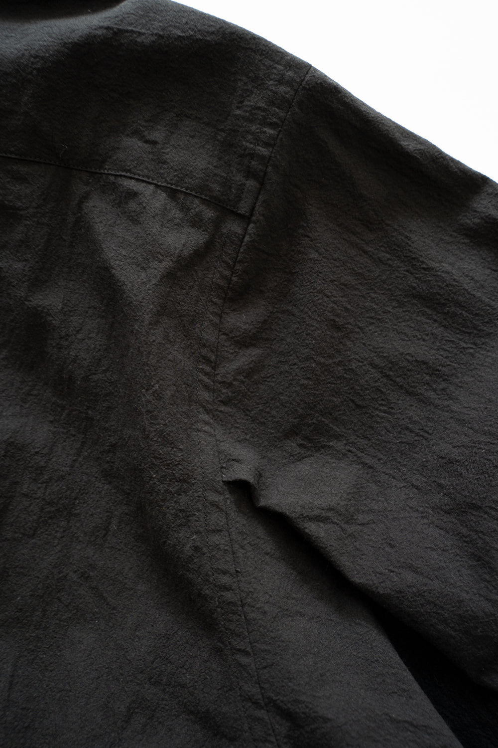 【ラスト1点】Over Sized Short Collar Shirts（BLACK）