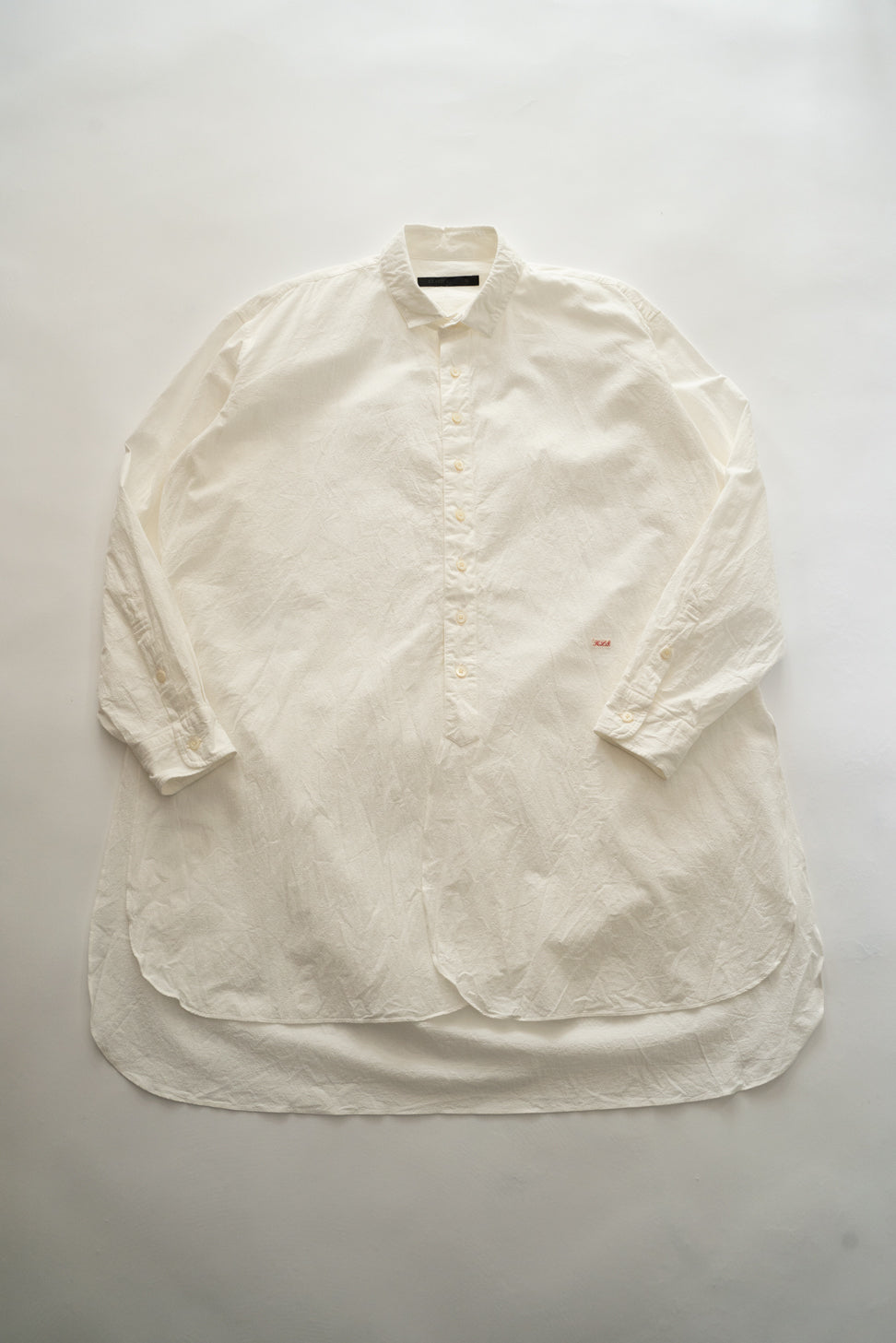 【ラスト1点】Over Sized Short Collar Shirts（WHITE）