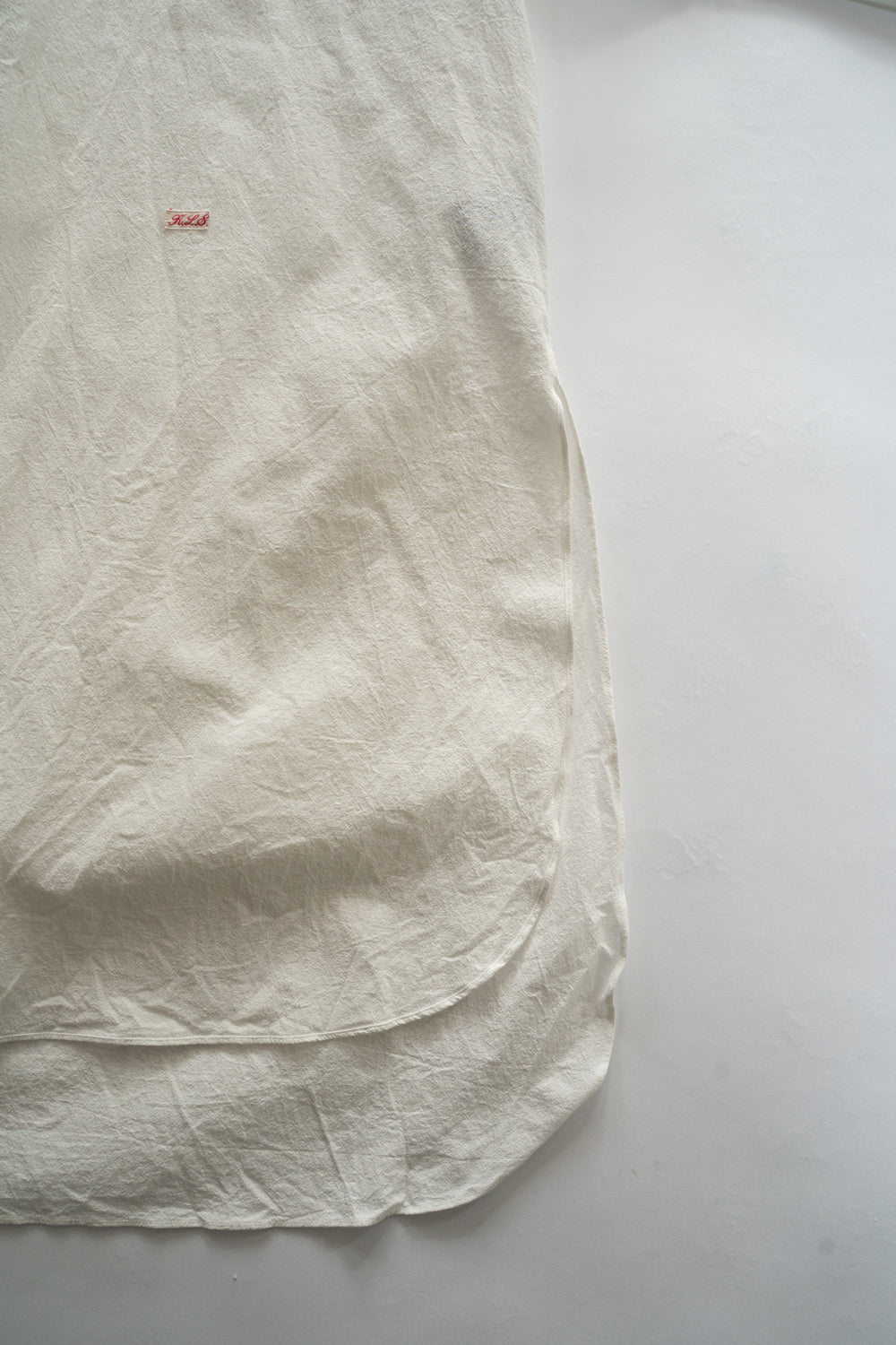 【ラスト1点】Over Sized Short Collar Shirts（WHITE）